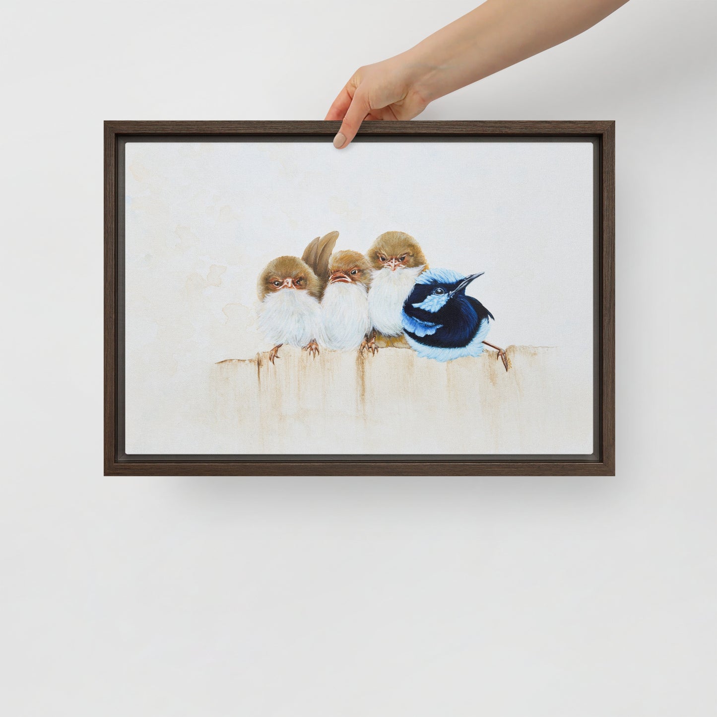 Framed canvas - Babysitting