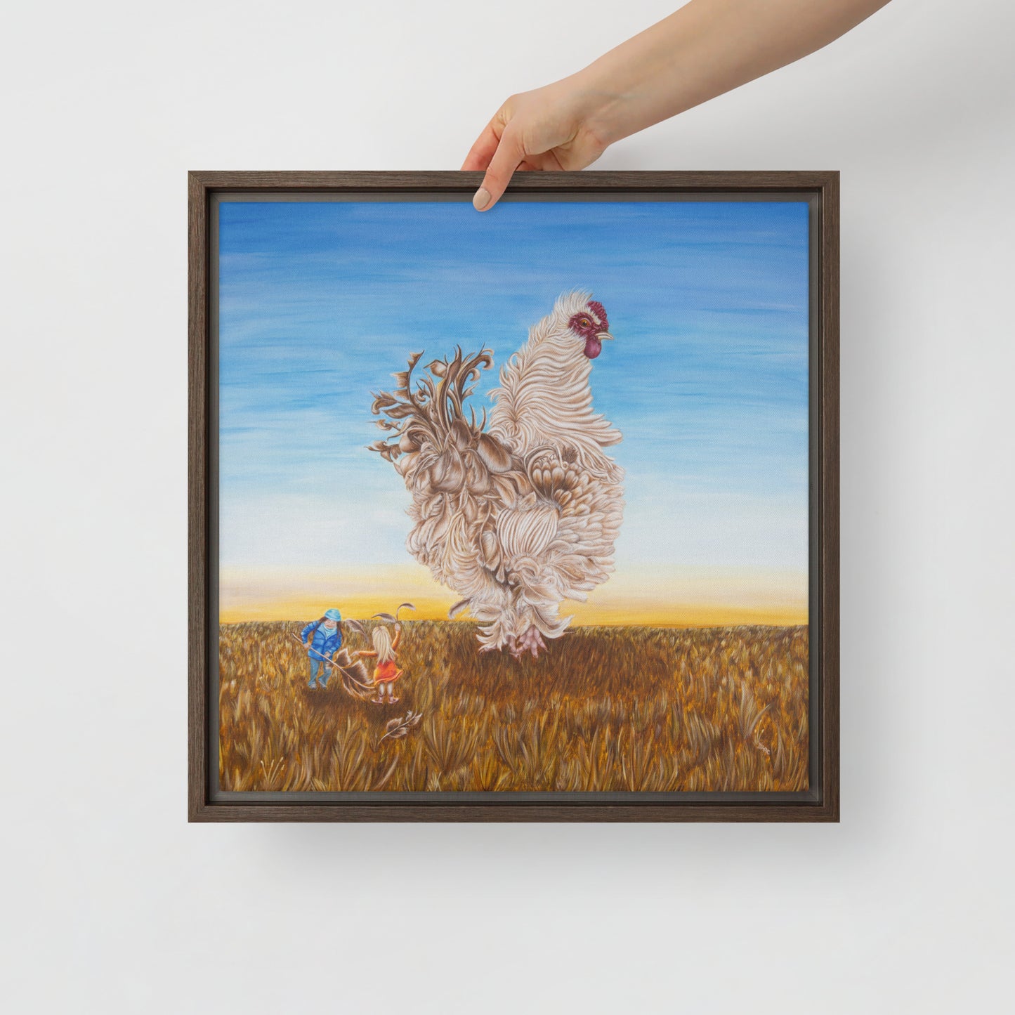 Framed canvas - Frizzle Pick Up