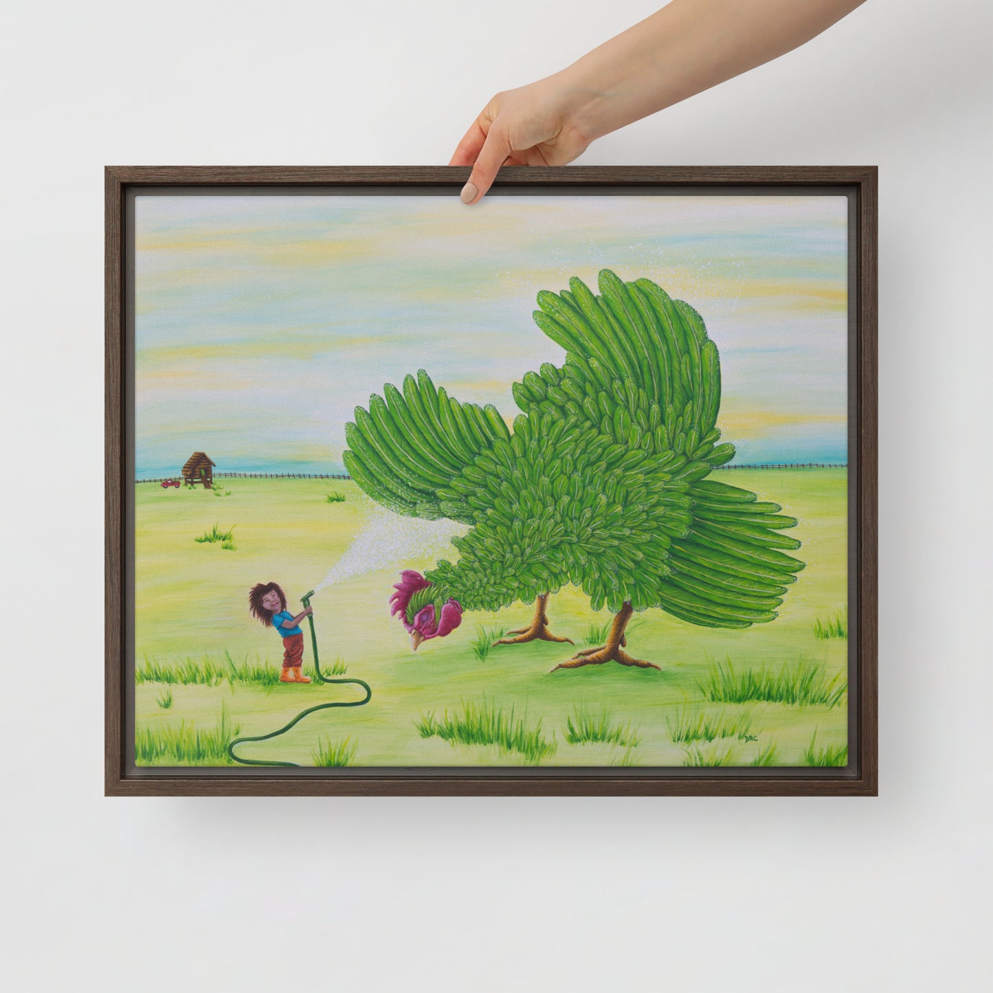 Framed canvas - Chicken Shake Off