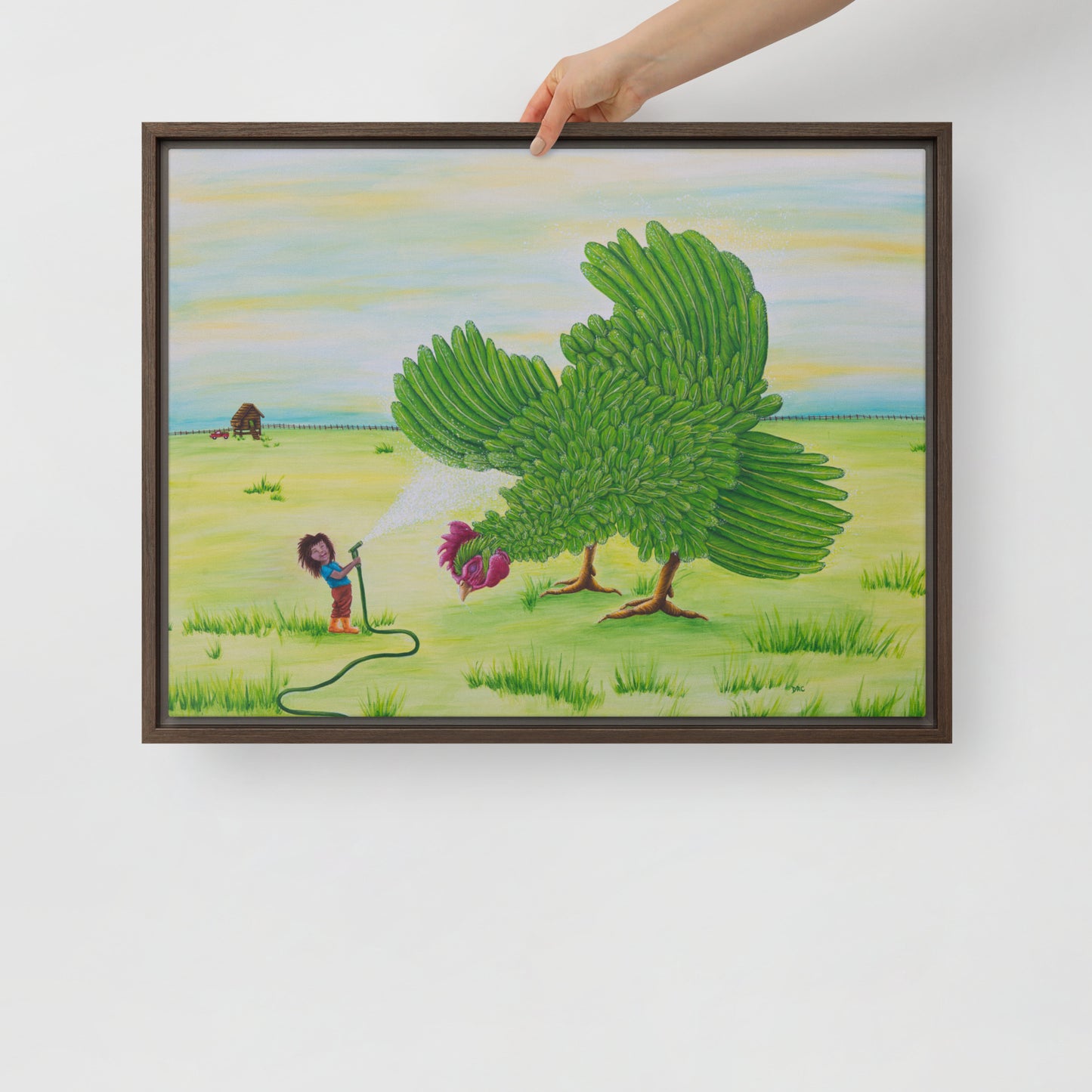 Framed canvas - Chicken Shake Off