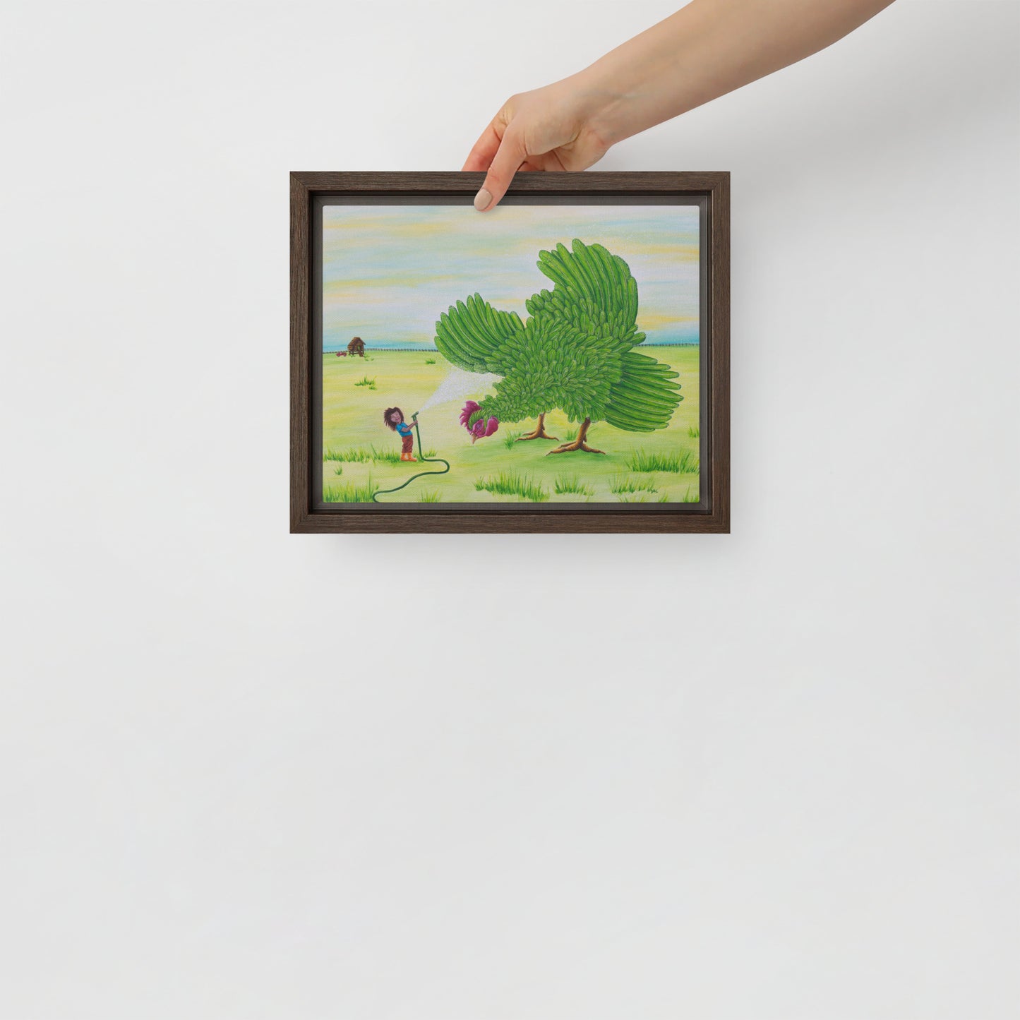 Framed canvas - Chicken Shake Off