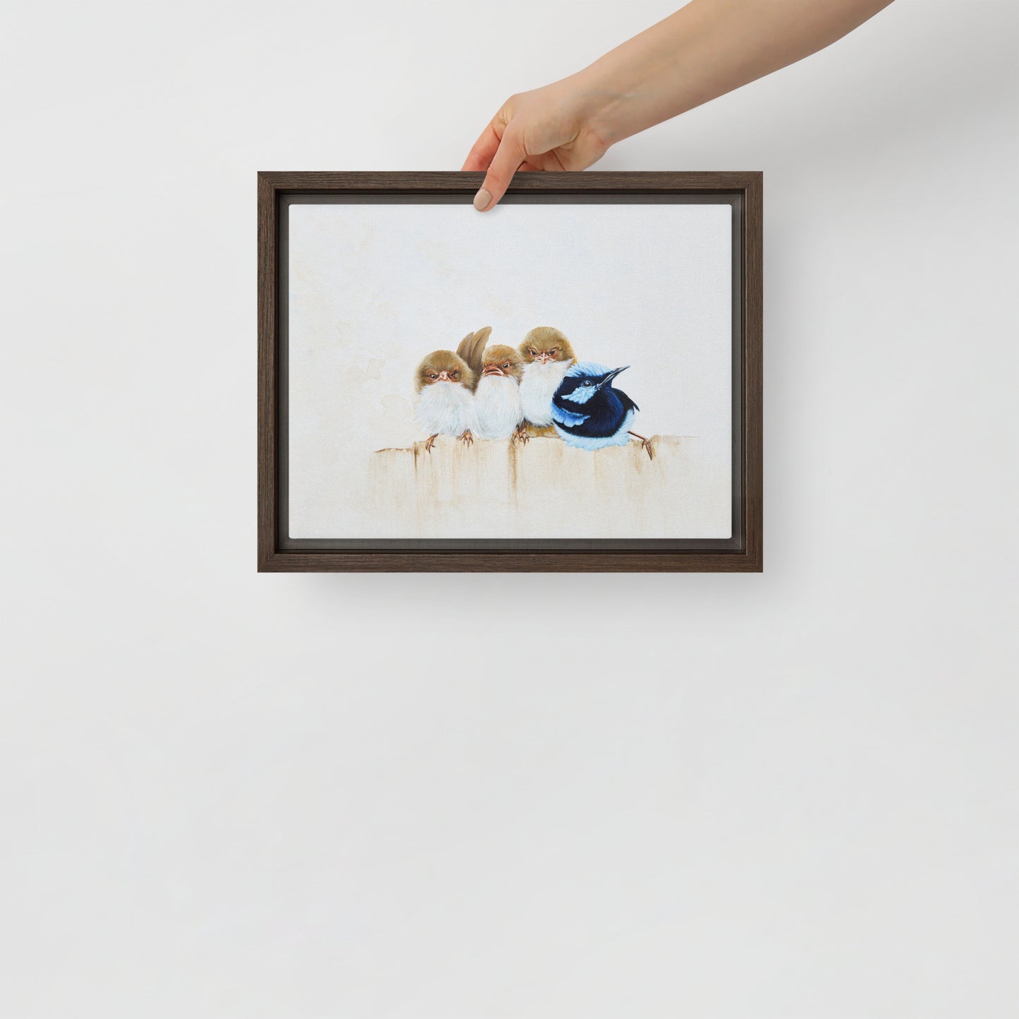 Framed canvas - Babysitting