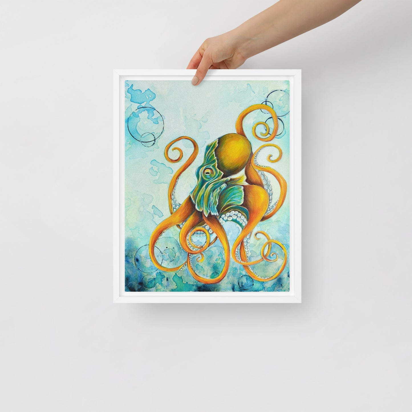 Framed canvas - Ron's Octo