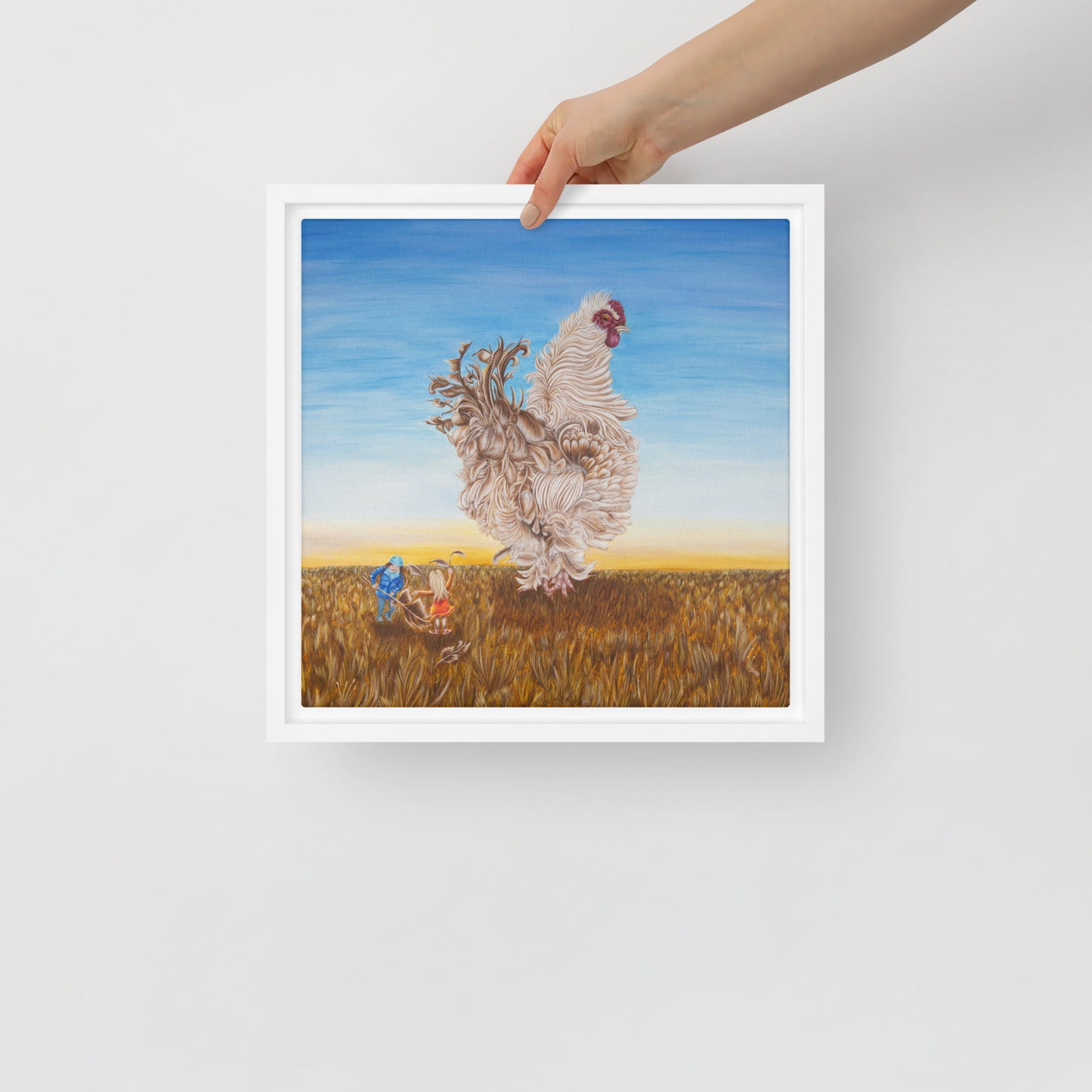 Framed canvas - Frizzle Pick Up