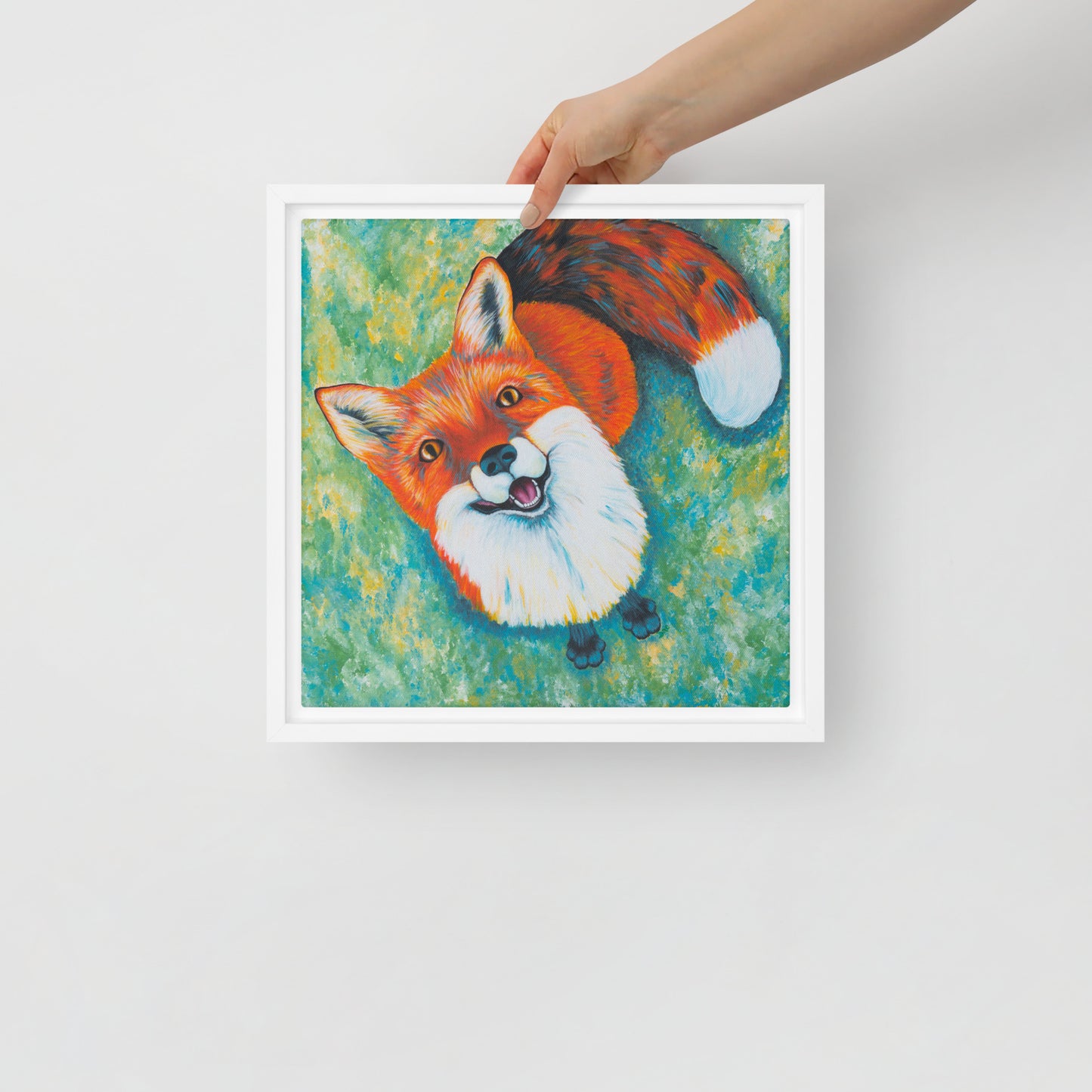 Framed canvas - Hello There Fox