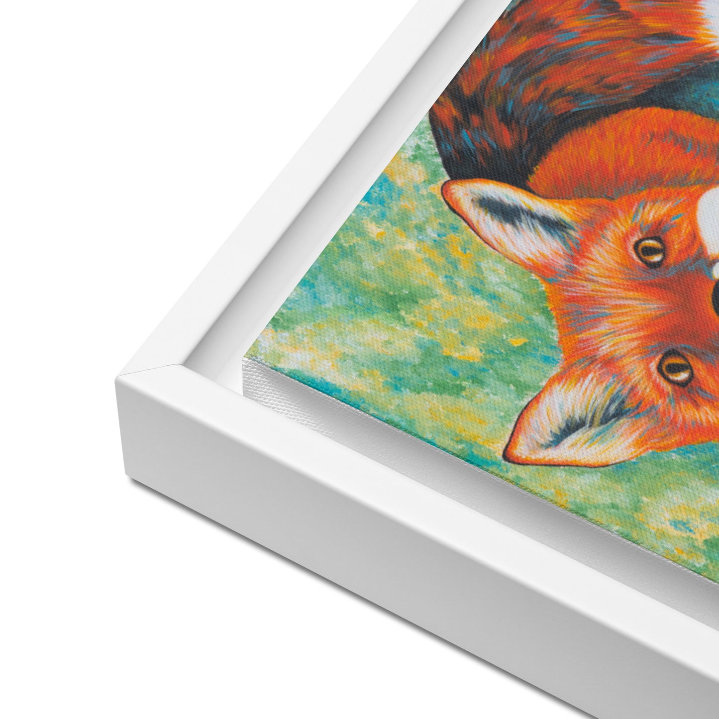 Framed canvas - Hello There Fox