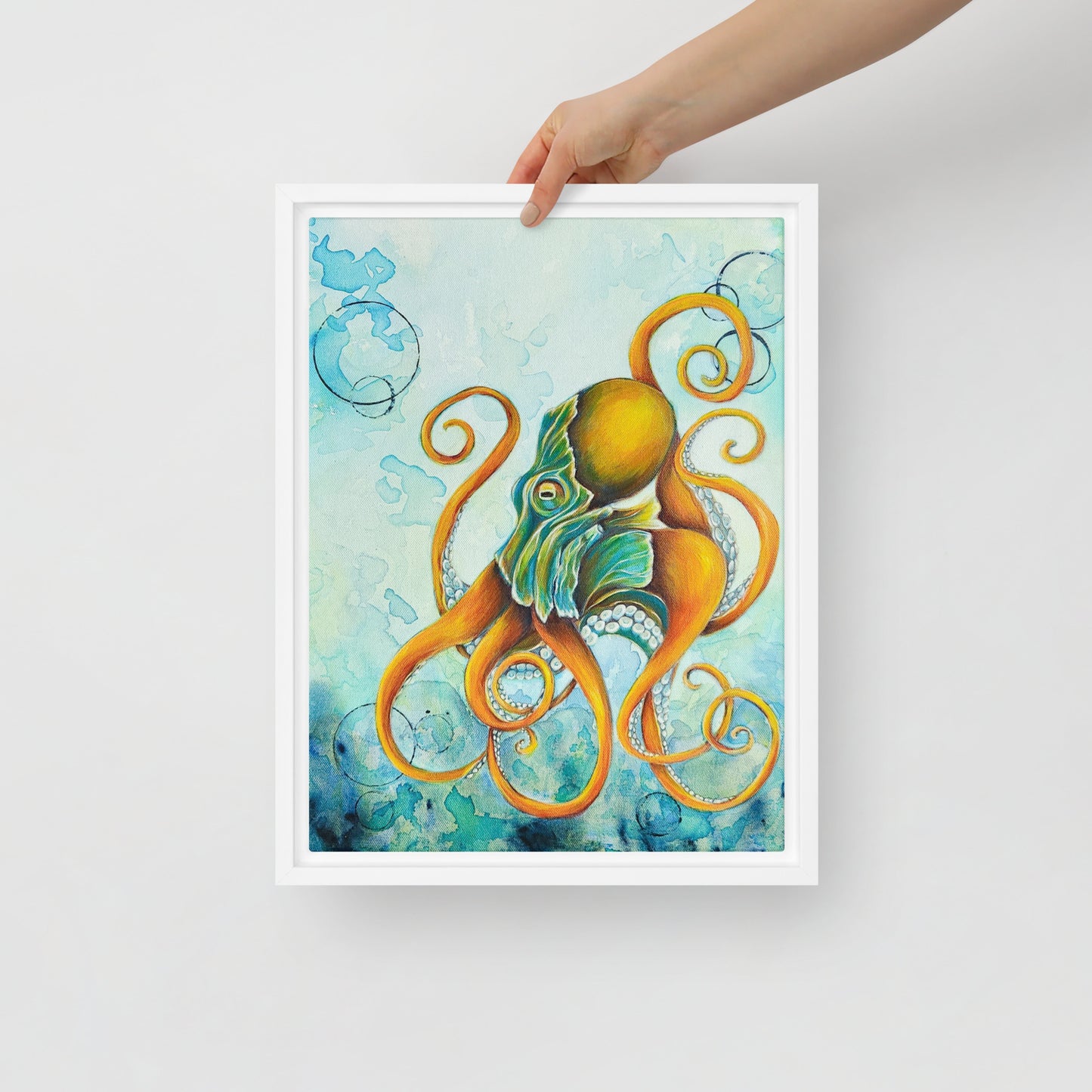 Framed canvas - Ron's Octo