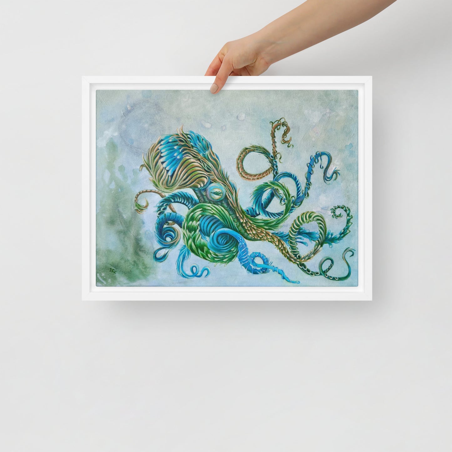 Framed canvas - Nature Octopus