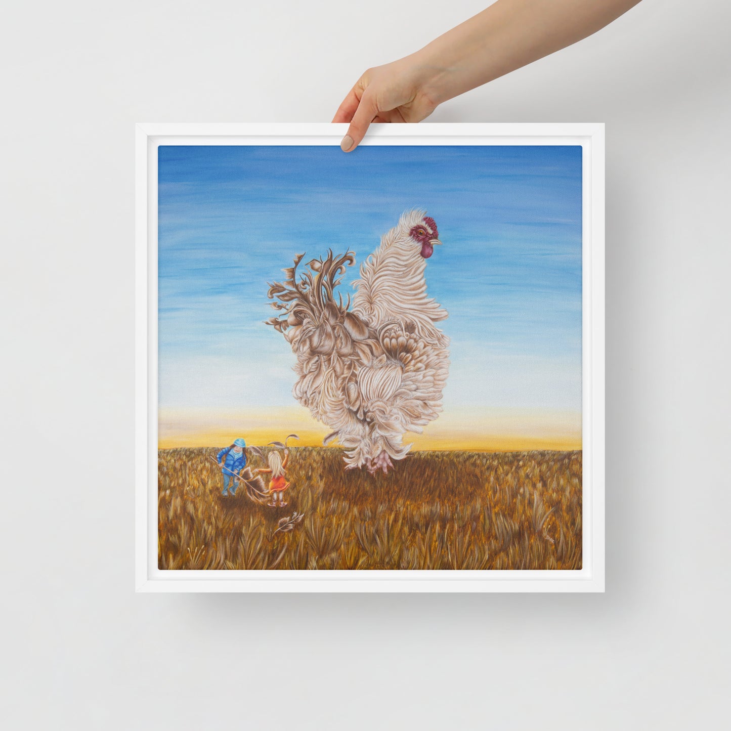 Framed canvas - Frizzle Pick Up