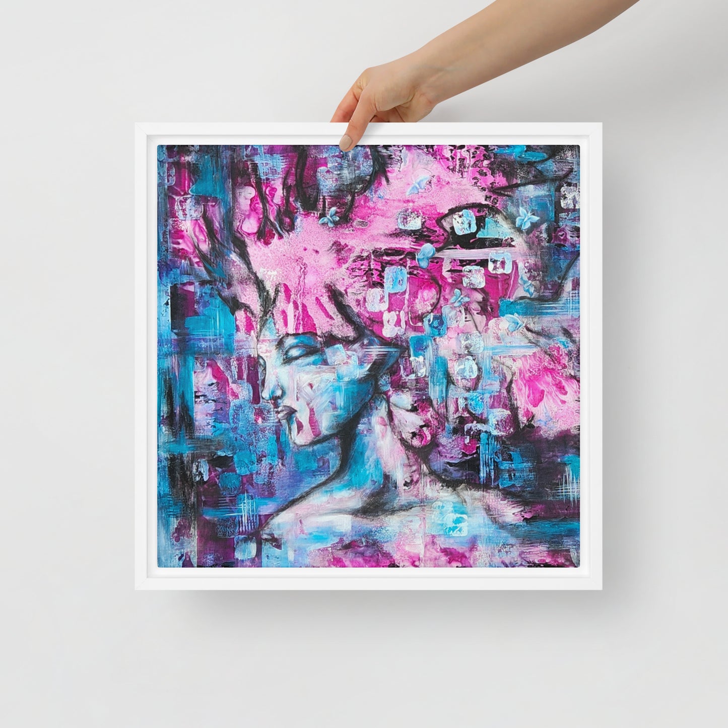 Framed canvas - Pink Lady