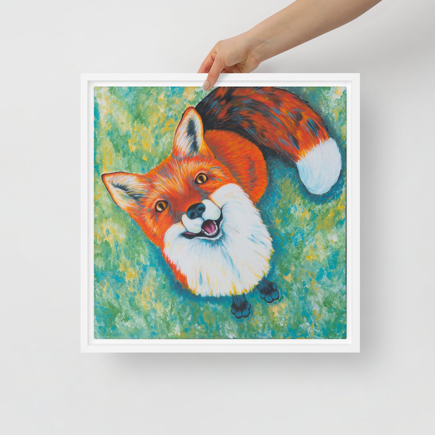 Framed canvas - Hello There Fox