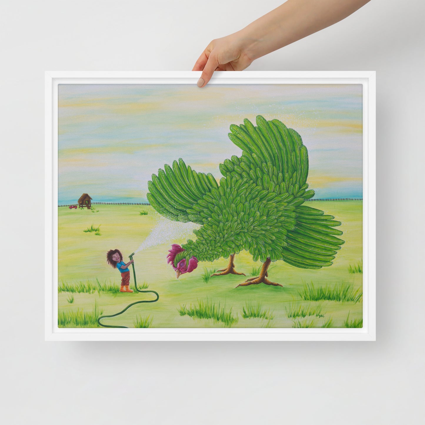 Framed canvas - Chicken Shake Off