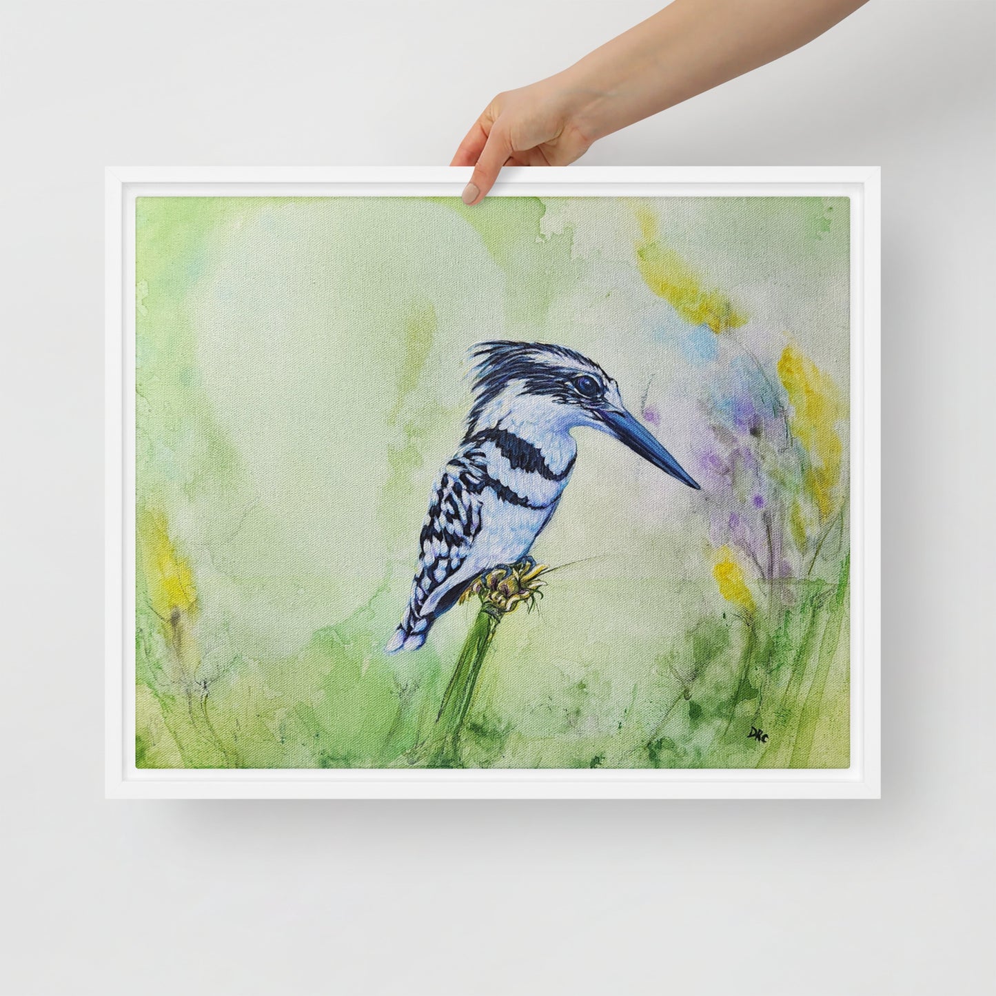 Framed canvas - Kingfisher