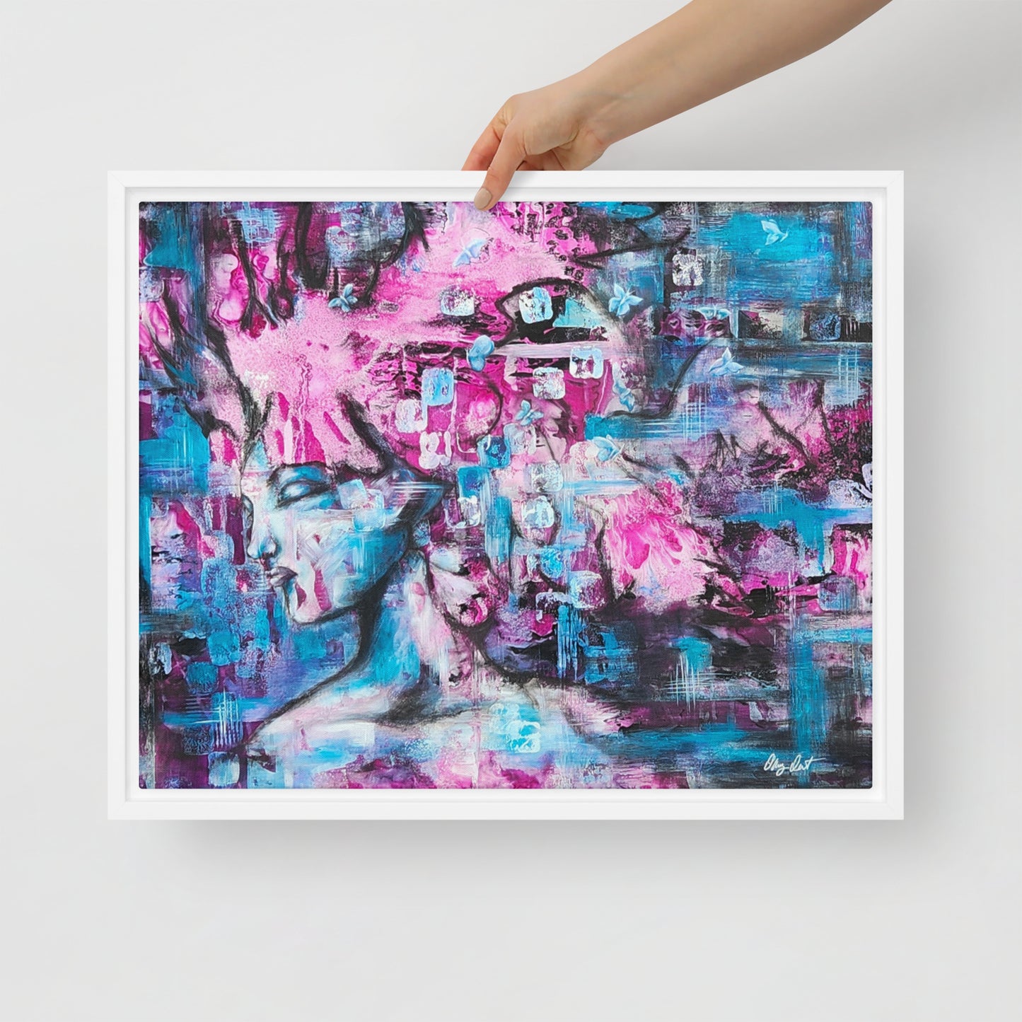 Framed canvas - Pink Lady