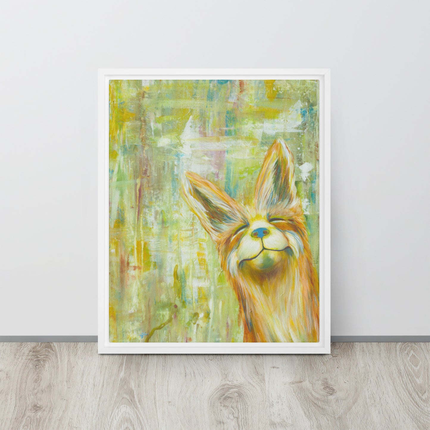 Framed canvas - Sunny Smile Fox