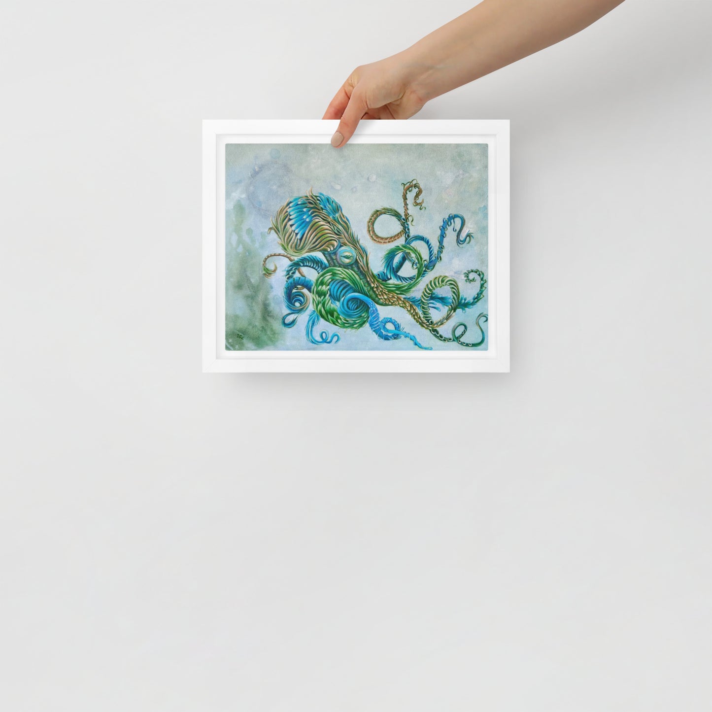 Framed canvas - Nature Octopus