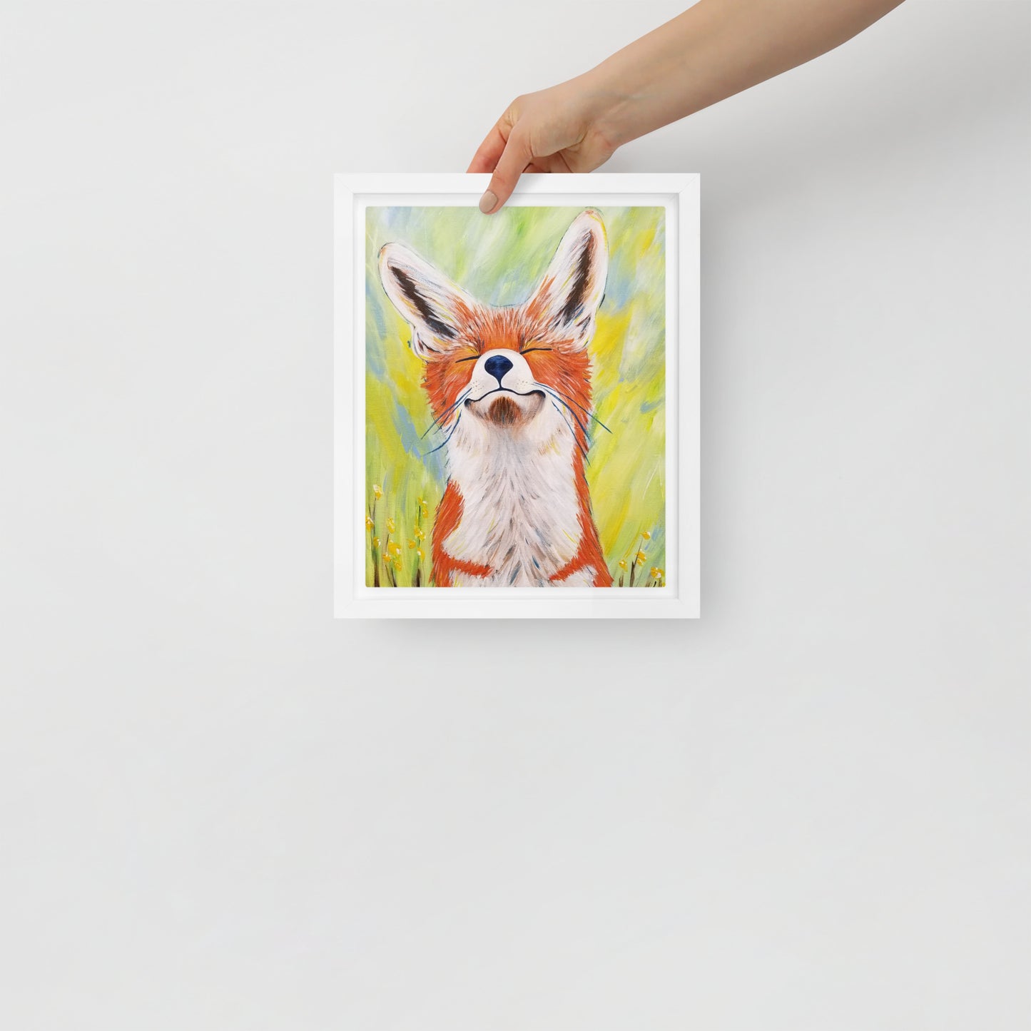 Framed canvas - Sun Fox