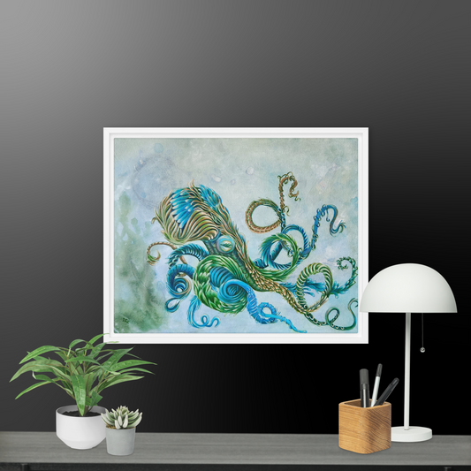 Framed canvas - Nature Octopus