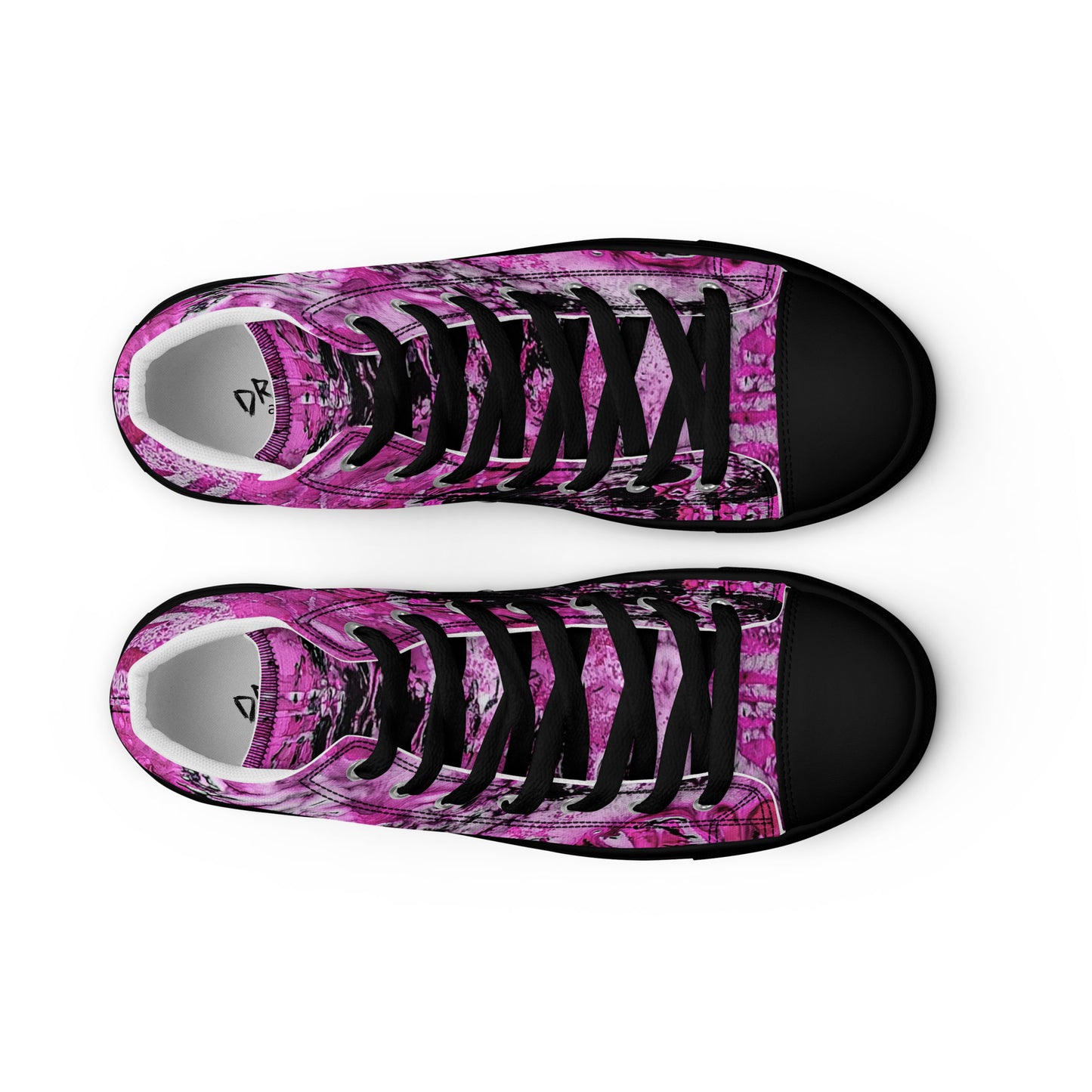 Men’s High Top - Pink Marble