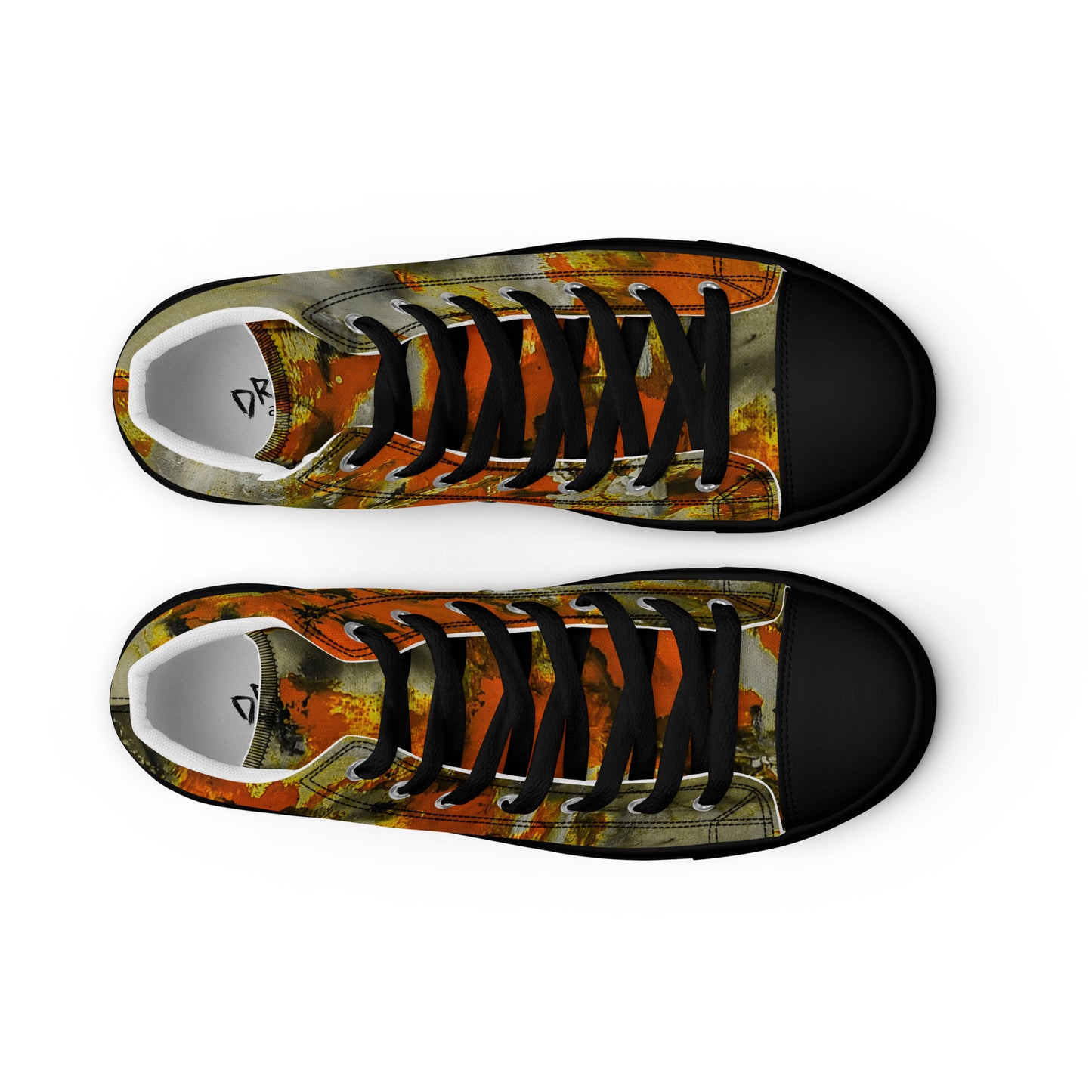 Men’s High Top - Mismatch Orange