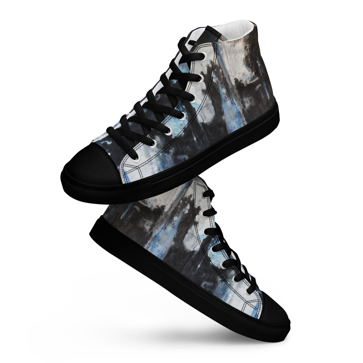 Men's High Top - Blue Inside-Out