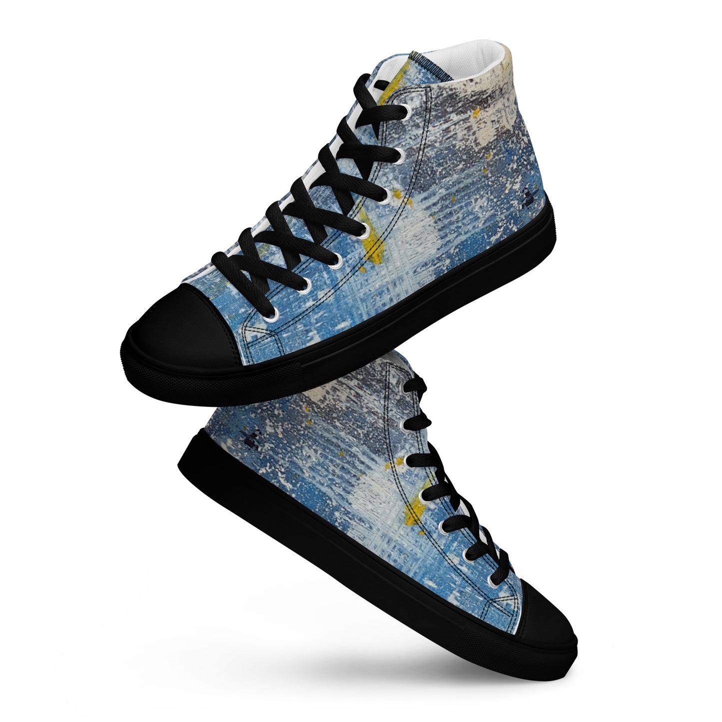 Men's High Top - Denim Scrape