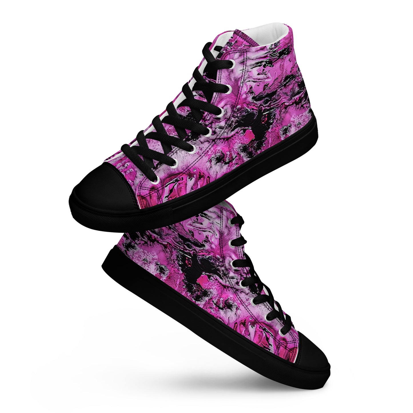 Men’s High Top - Pink Marble