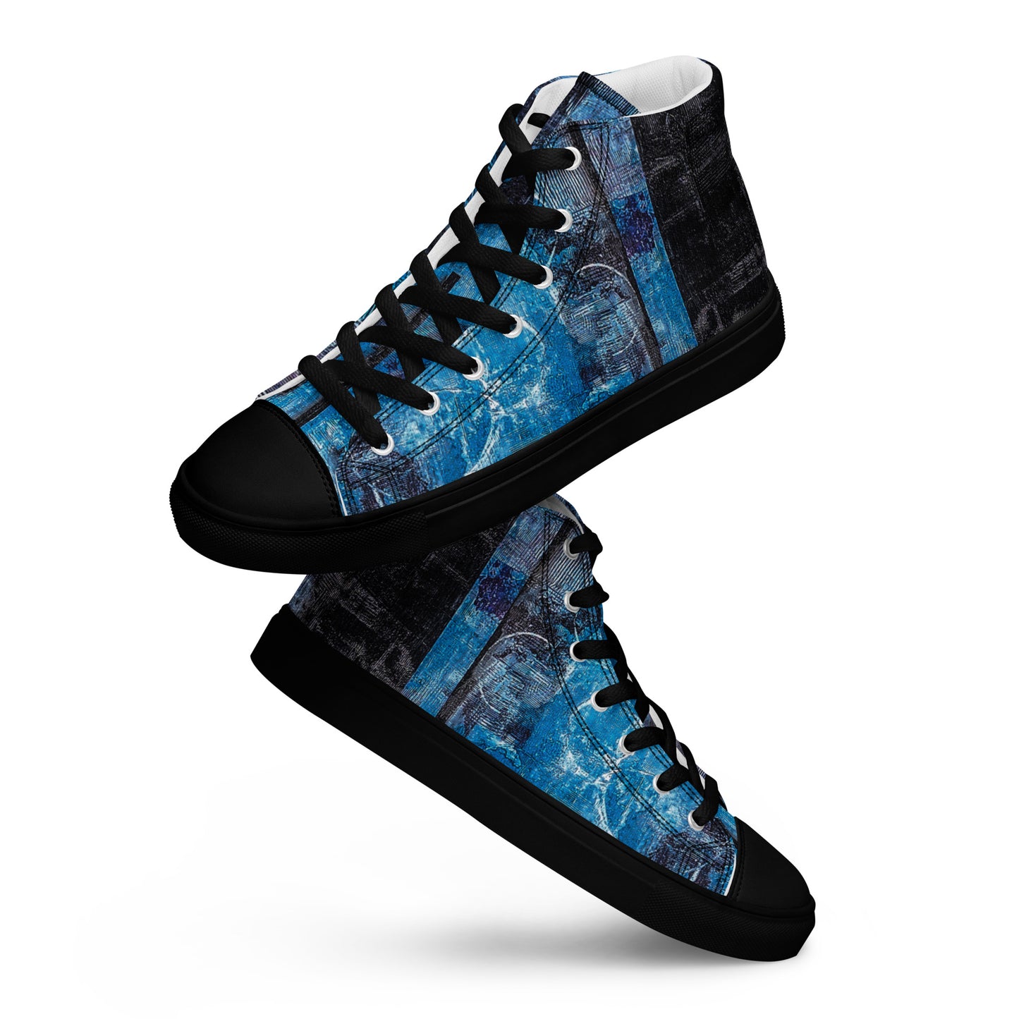 Men’s High Top - Geo Blue