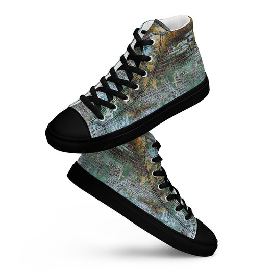 Men’s High Top - Green Weaver