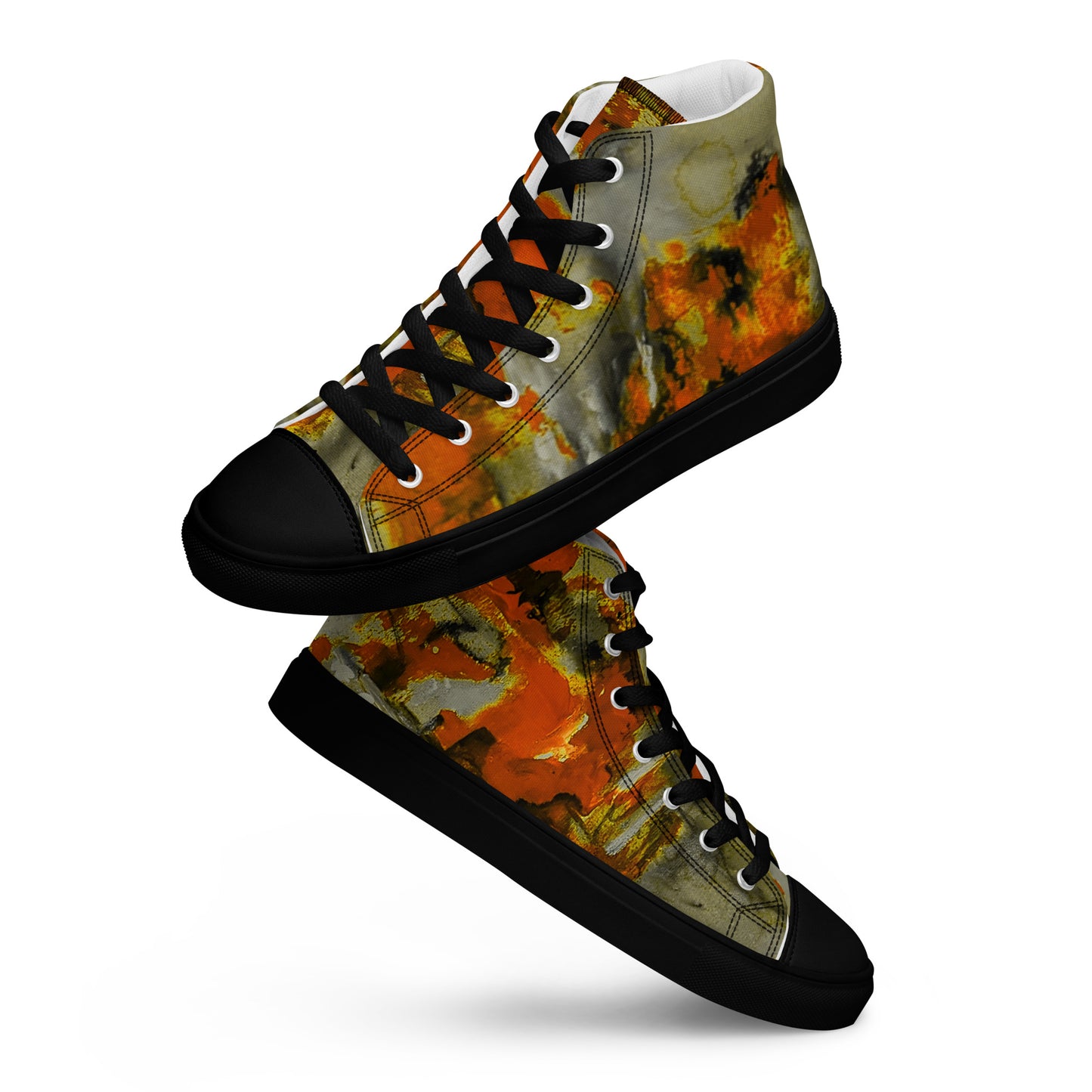 Men’s High Top - Mismatch Orange