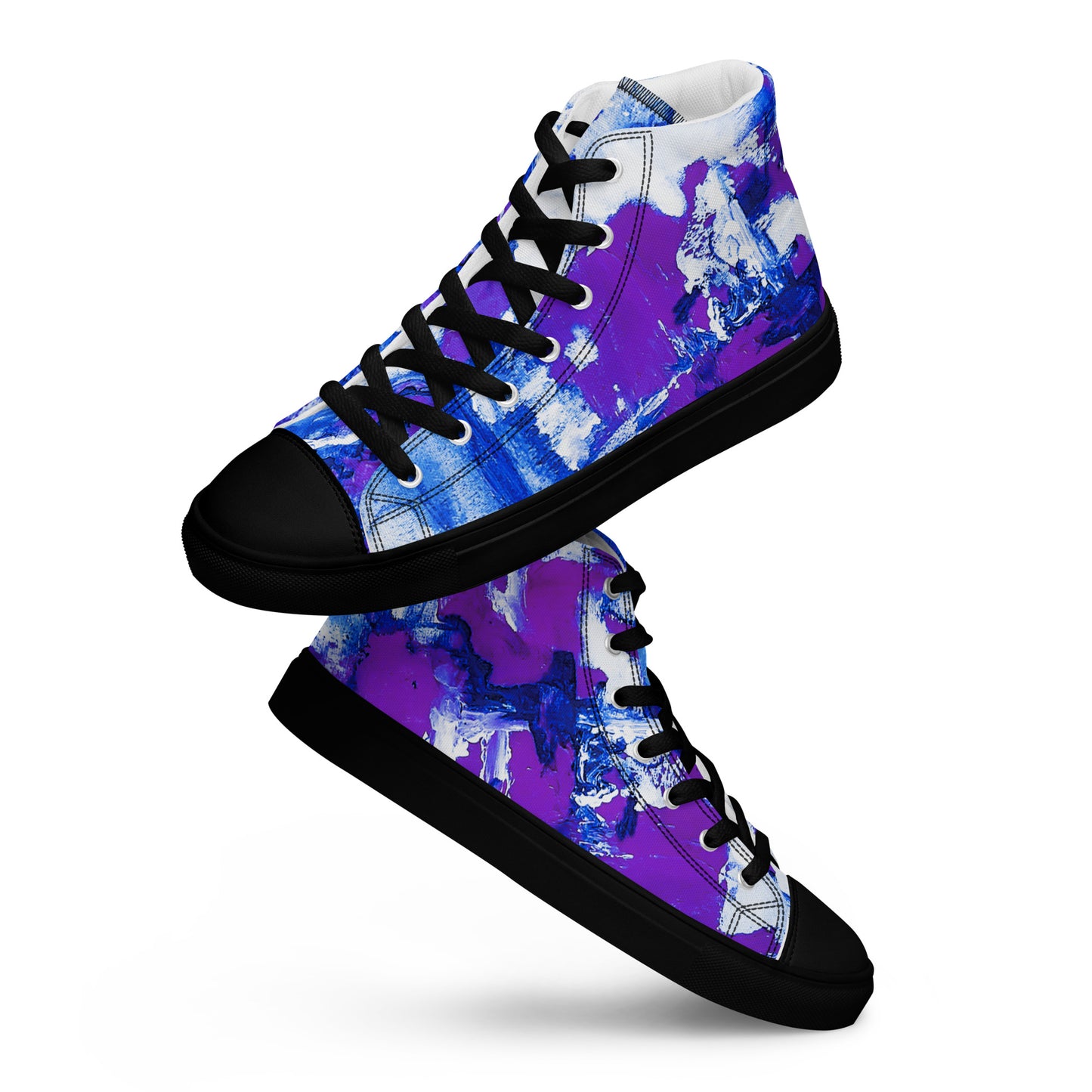 Men’s High Top - Mismatch Purple