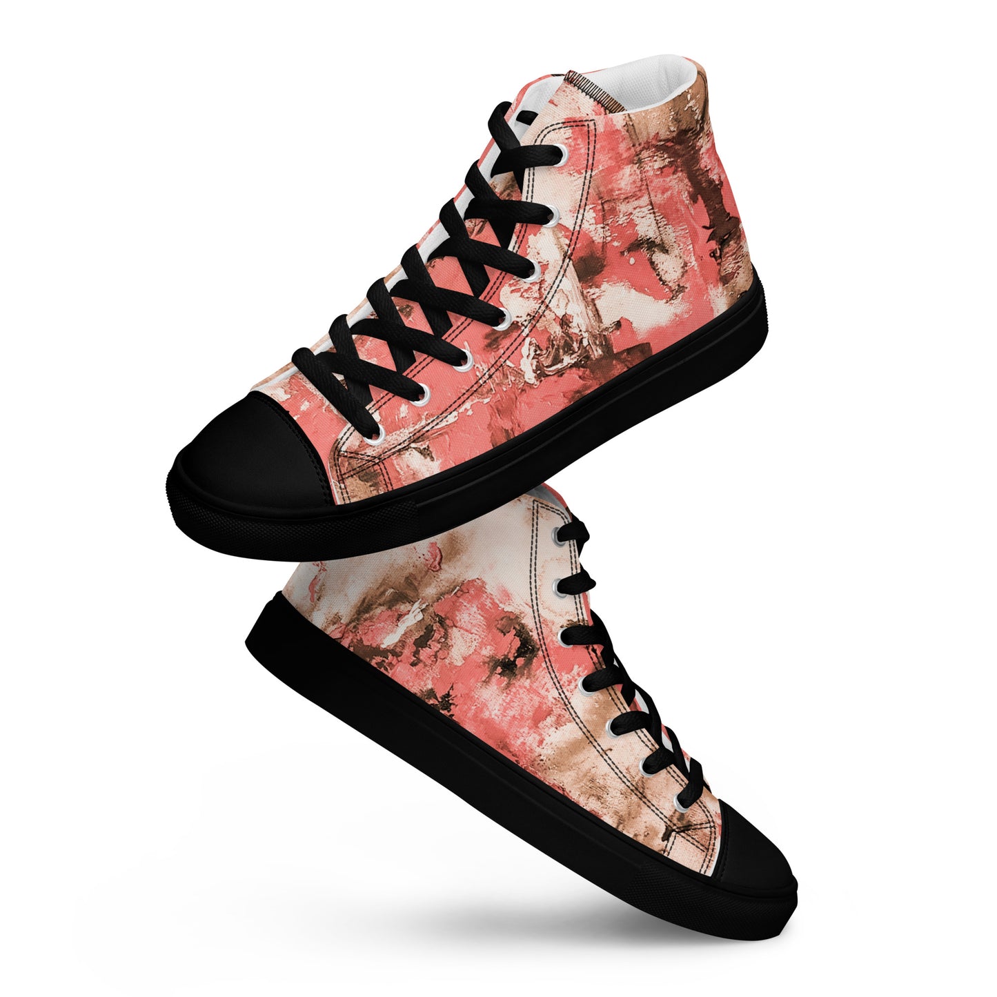 Men’s High Top - Mismatch Peach