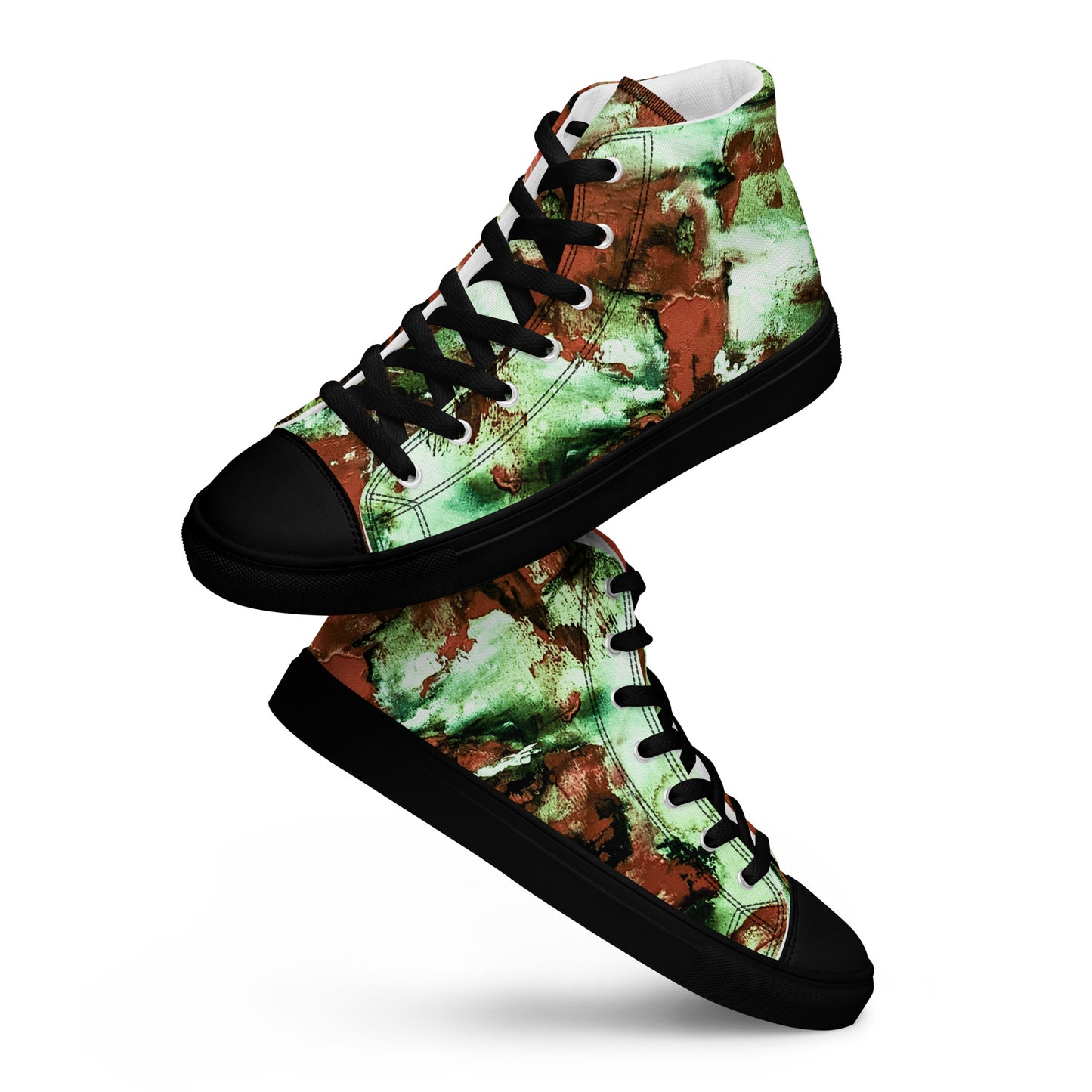 Men’s High Top - Mismatch Green