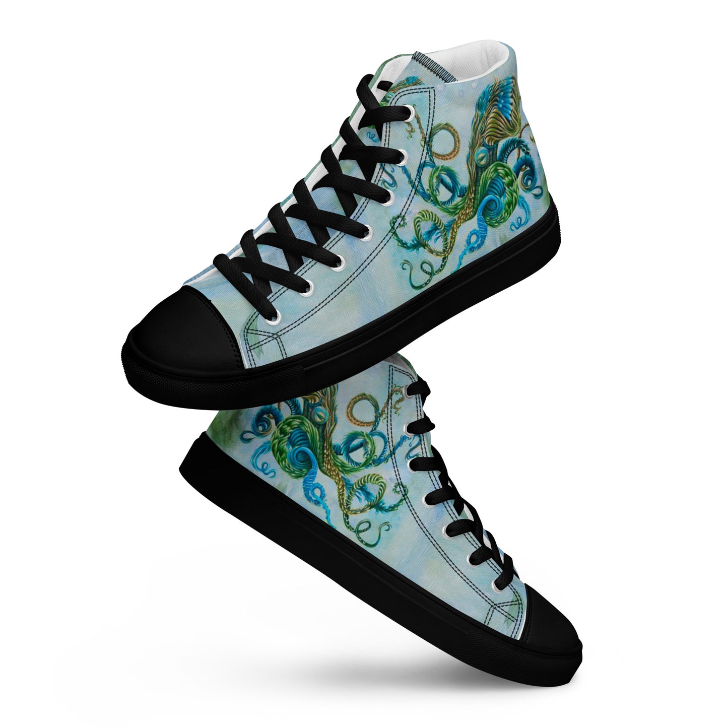 Men’s High Top - Nature Octopus