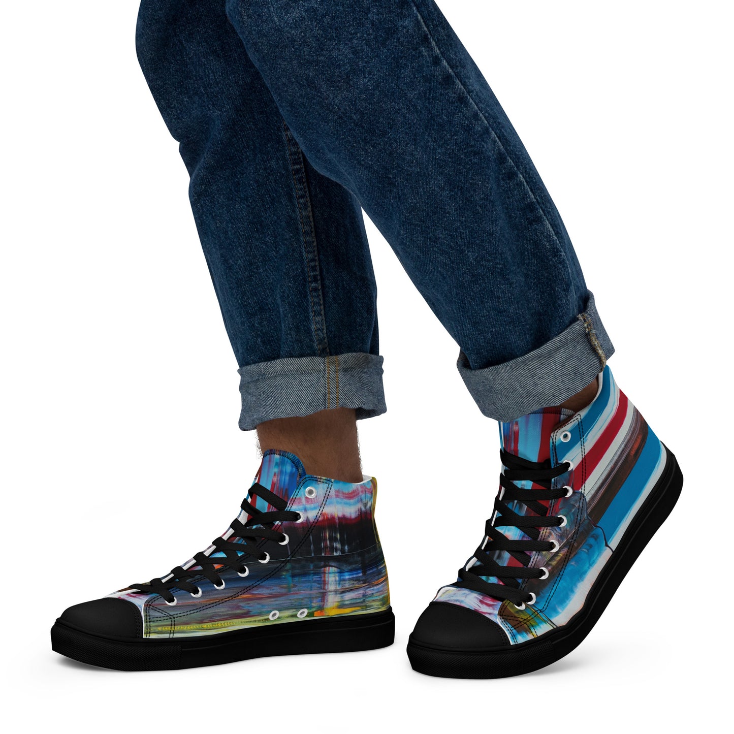 Men's High Top - Big Stripe