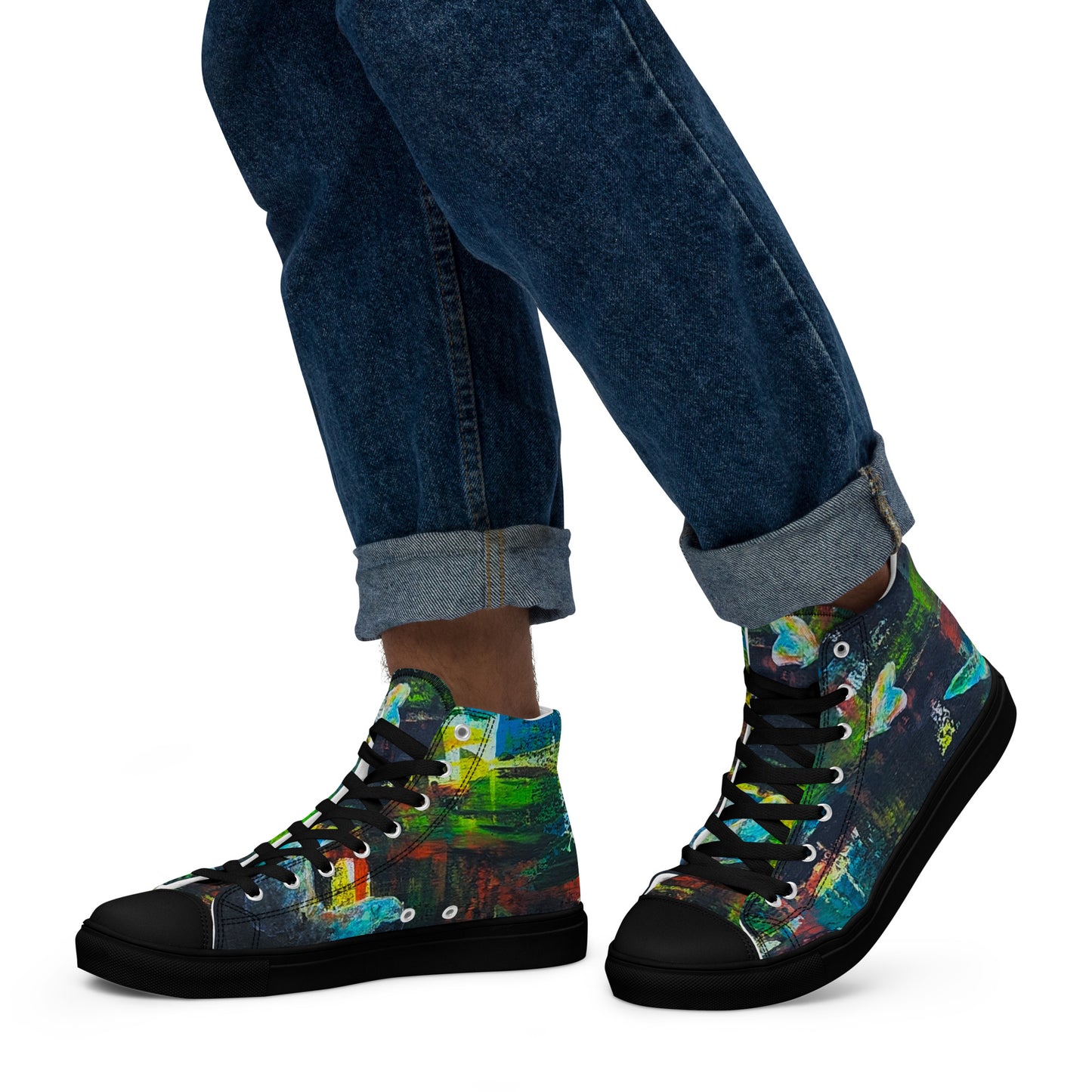 Men's High Top - Butterfly