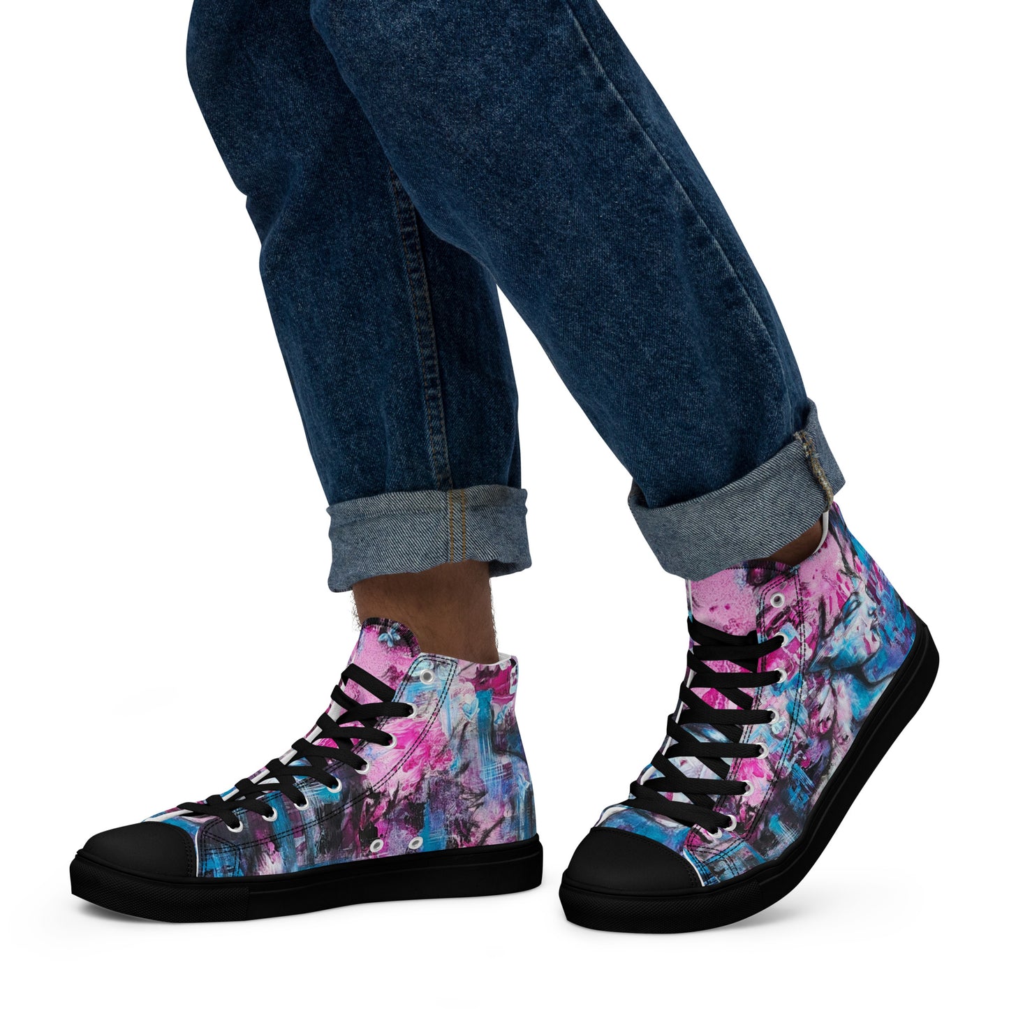 Men's High Top - The Ladies Pink