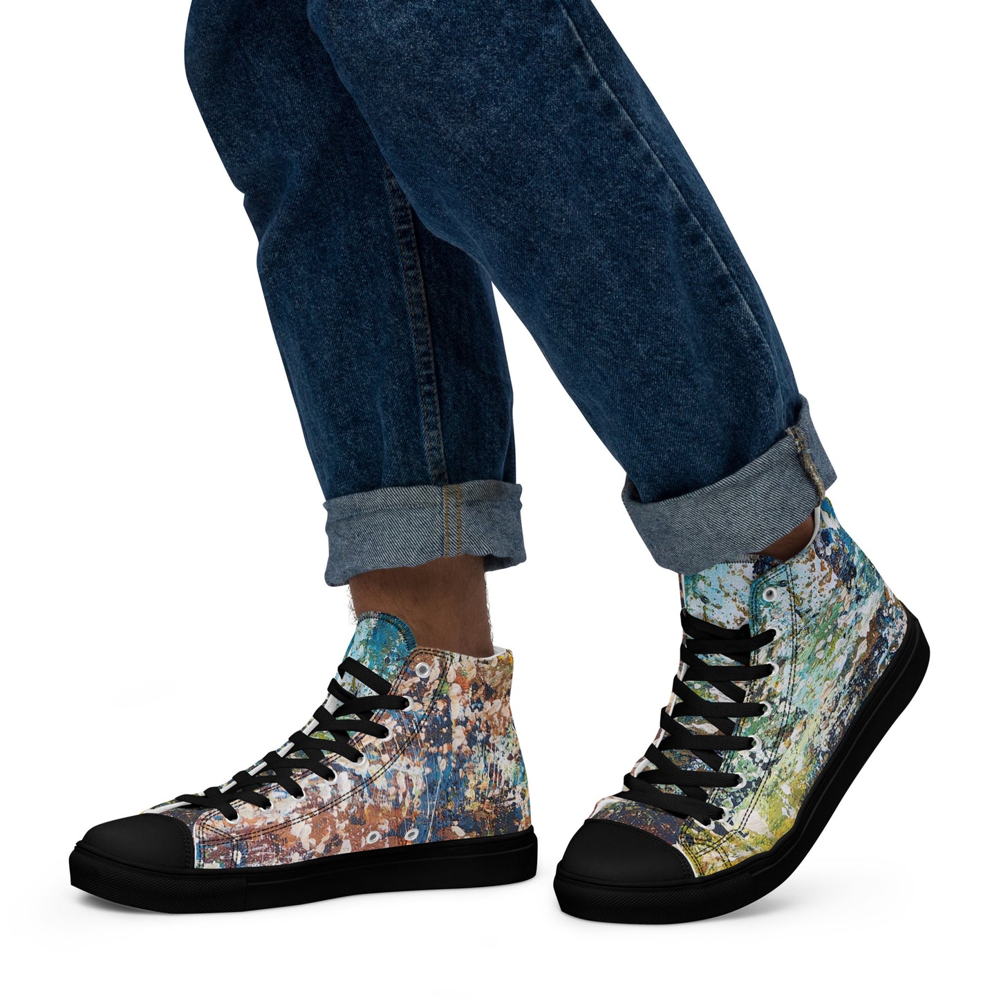 Men’s High Top - Painted Earth 3