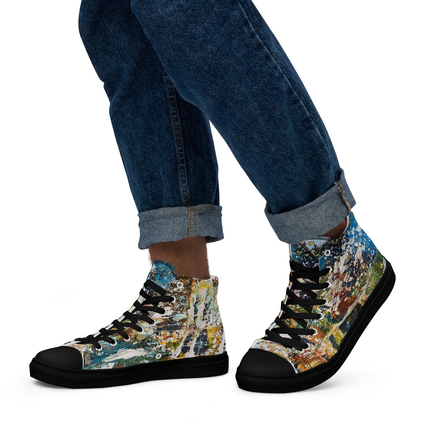 Men’s High Top - Painted Earth 4