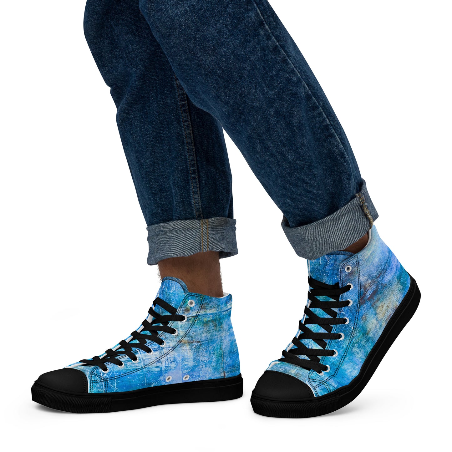 Men’s High Top - Bright Earth Blue