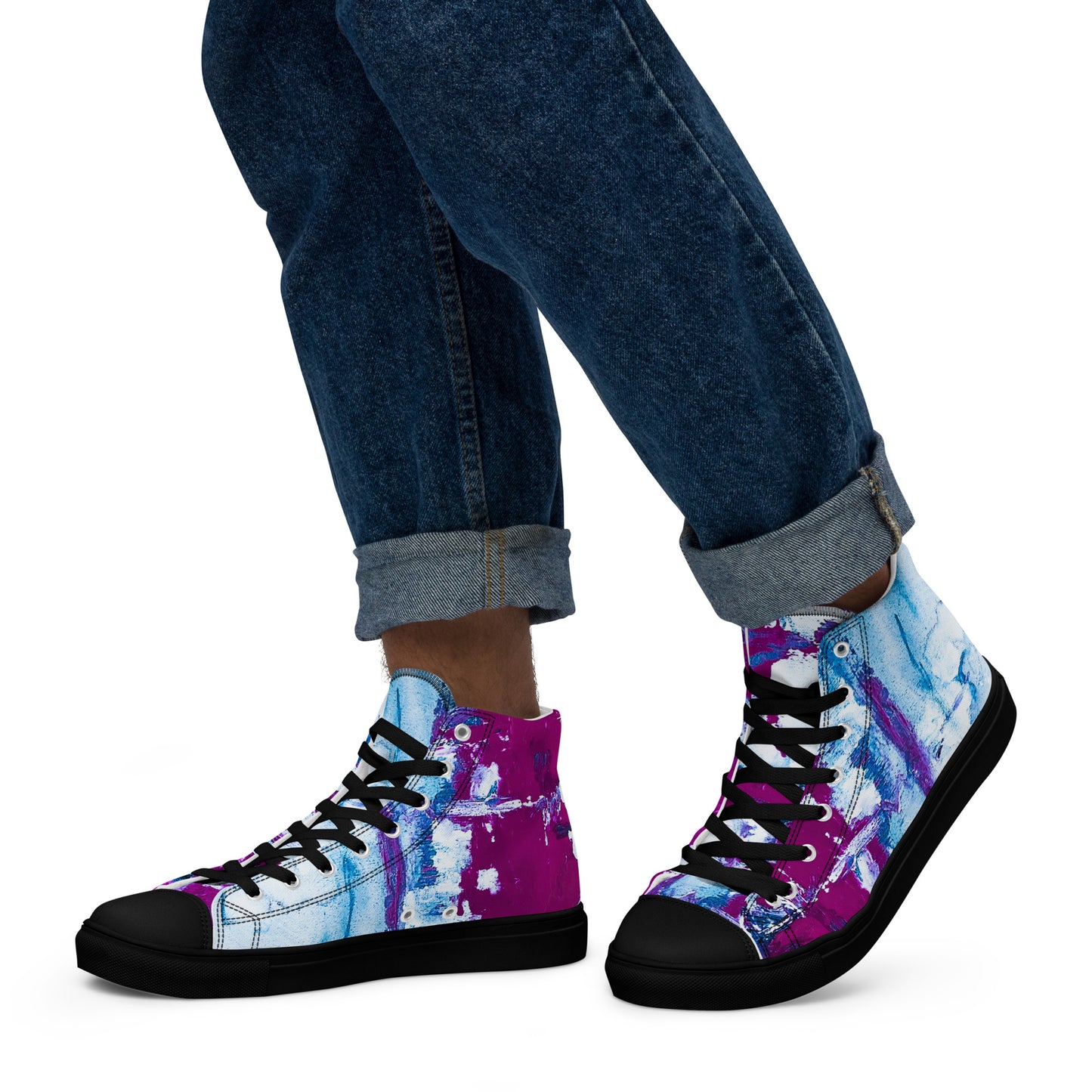 Men’s High Top - Mismatch Turquoise