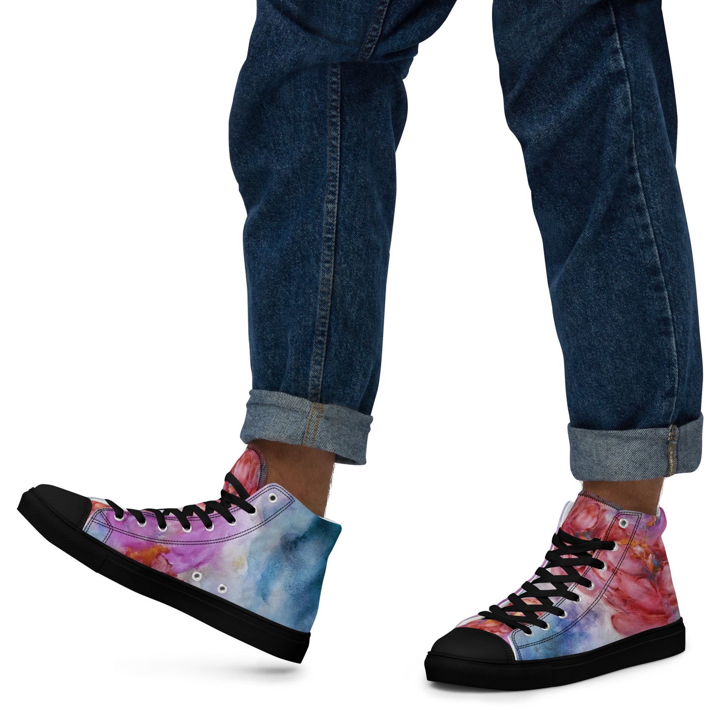 Men’s High Top - Flower Abundance