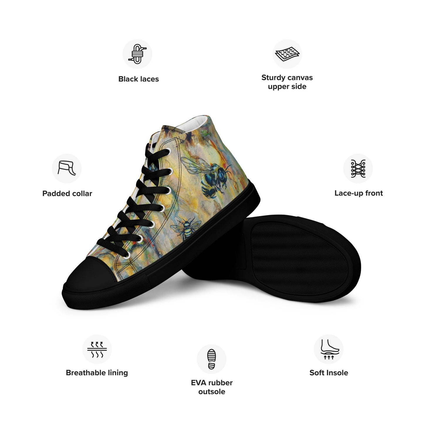 Men’s High Top - Camp Bee