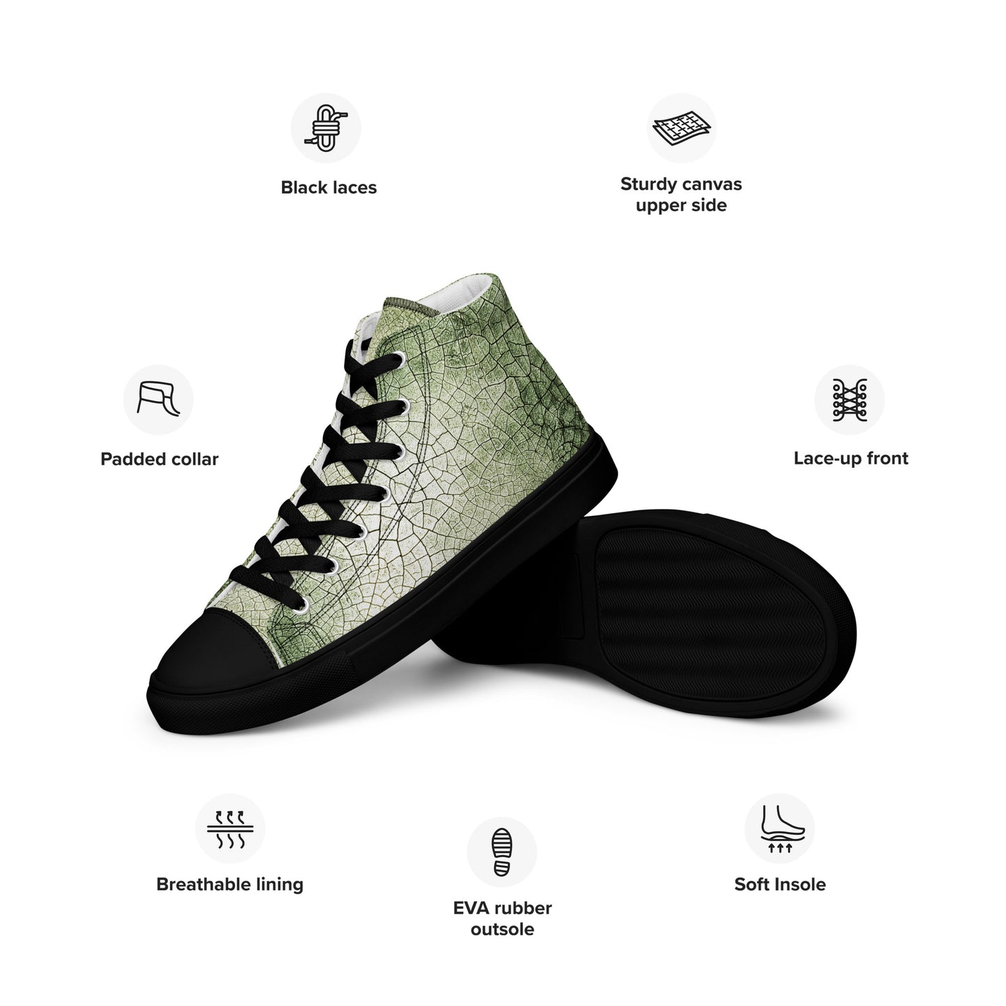 Men’s High Top - Playa Green