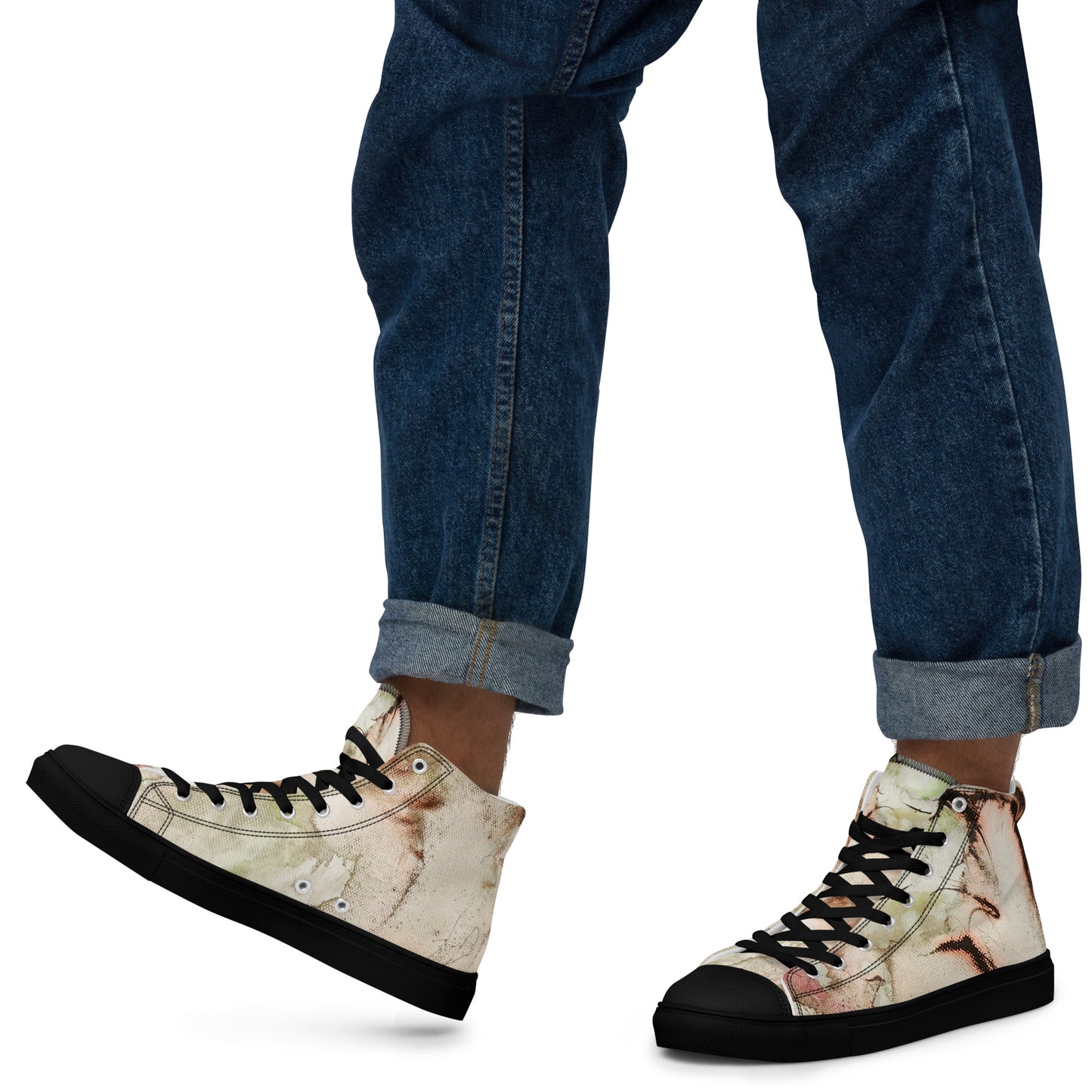 Men’s High Top- Ink Earth