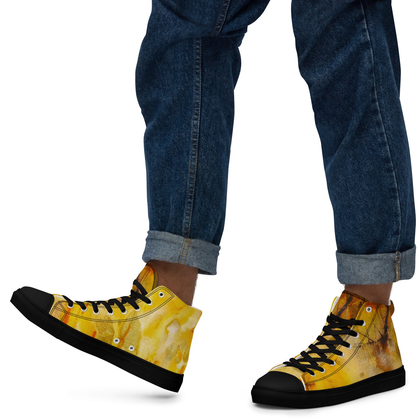 Men’s High Top- Ink Fire