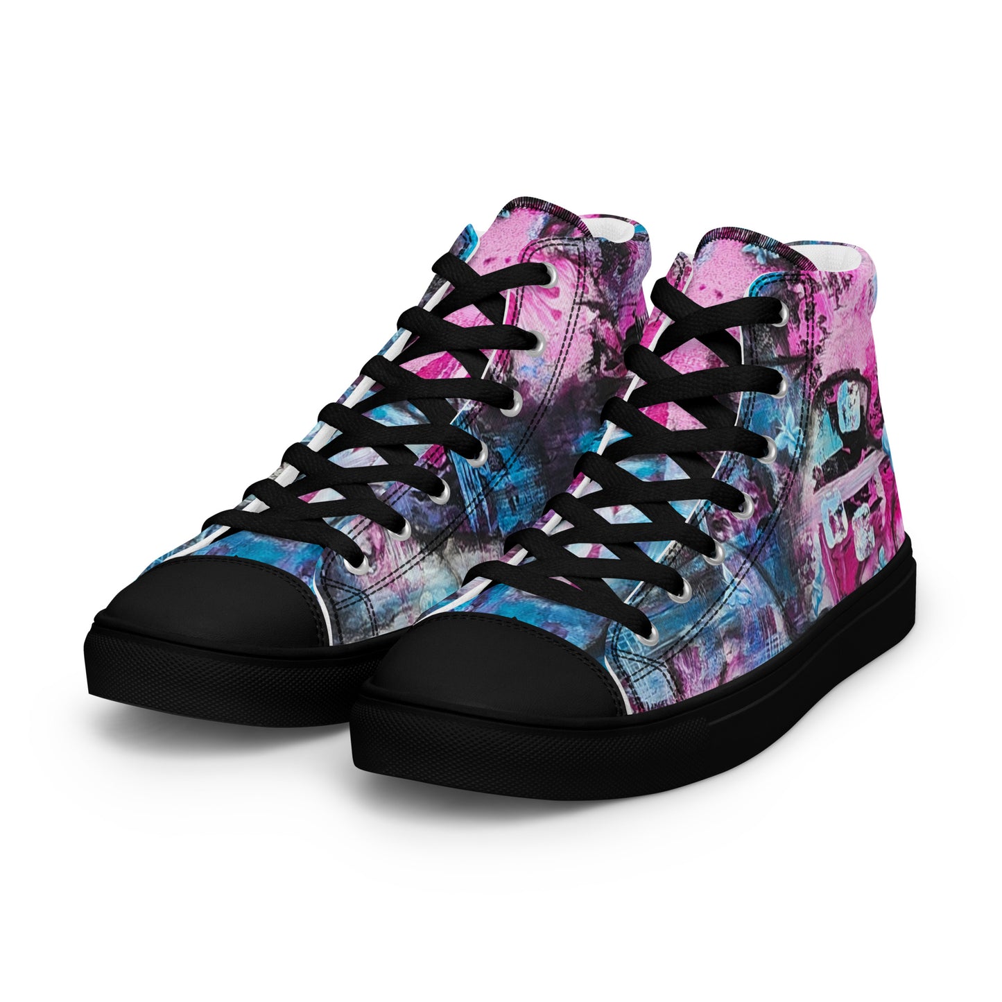 Men's High Top - Pink Lady