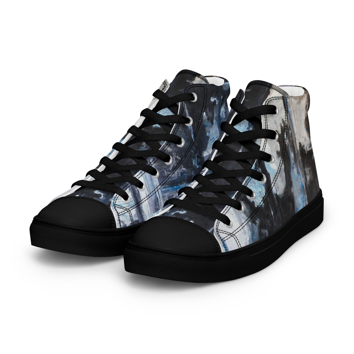 Men's High Top - Blue Inside-Out