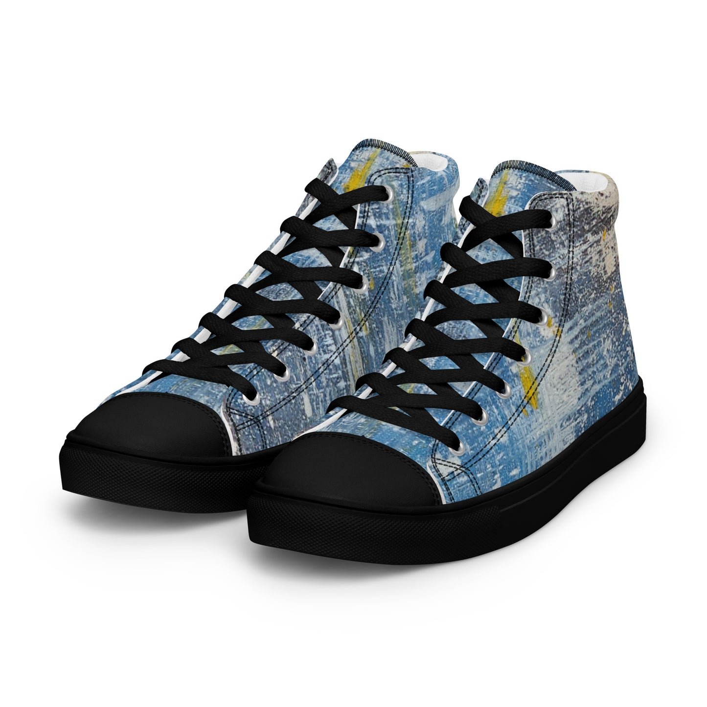 Men's High Top - Denim Scrape