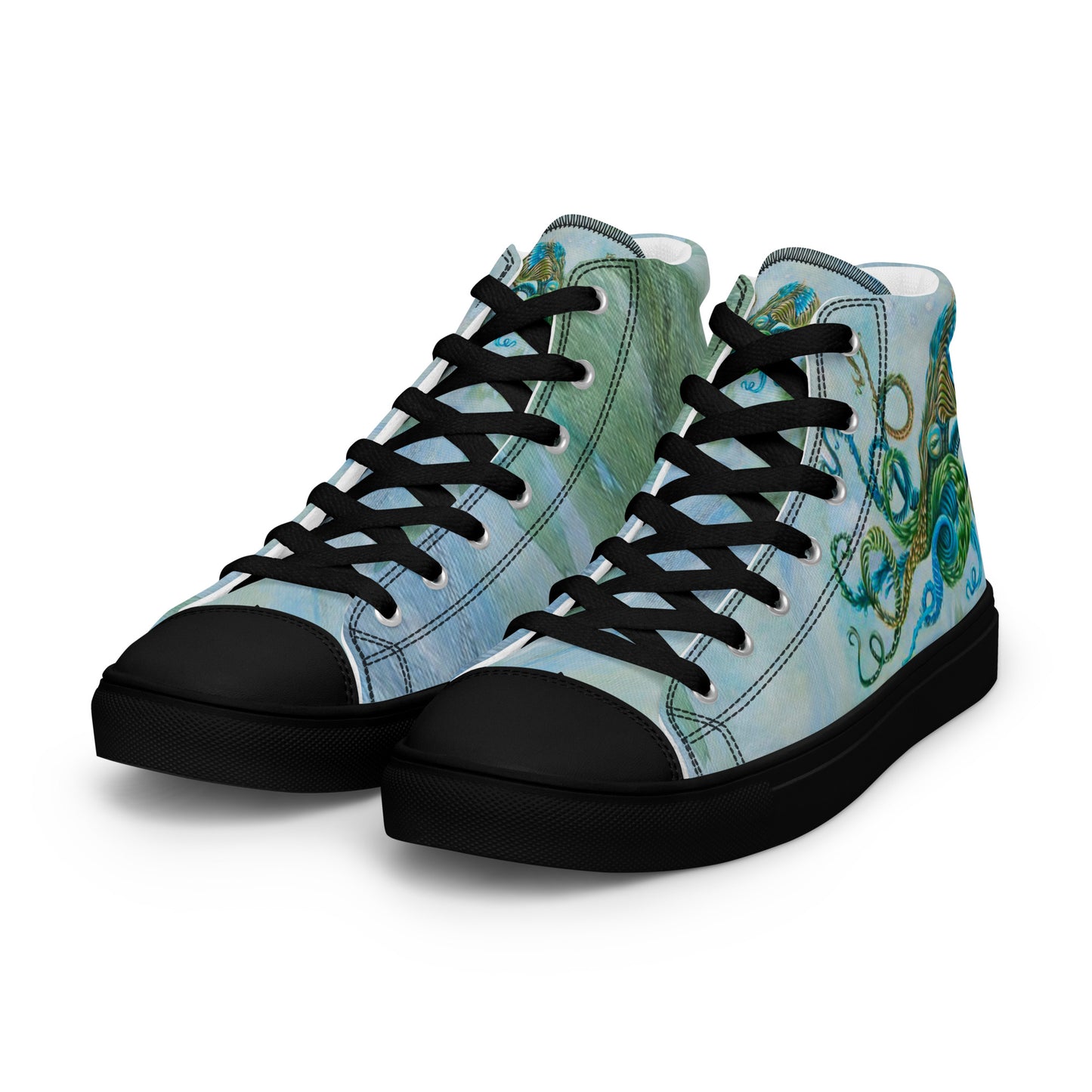 Men’s High Top - Nature Octopus